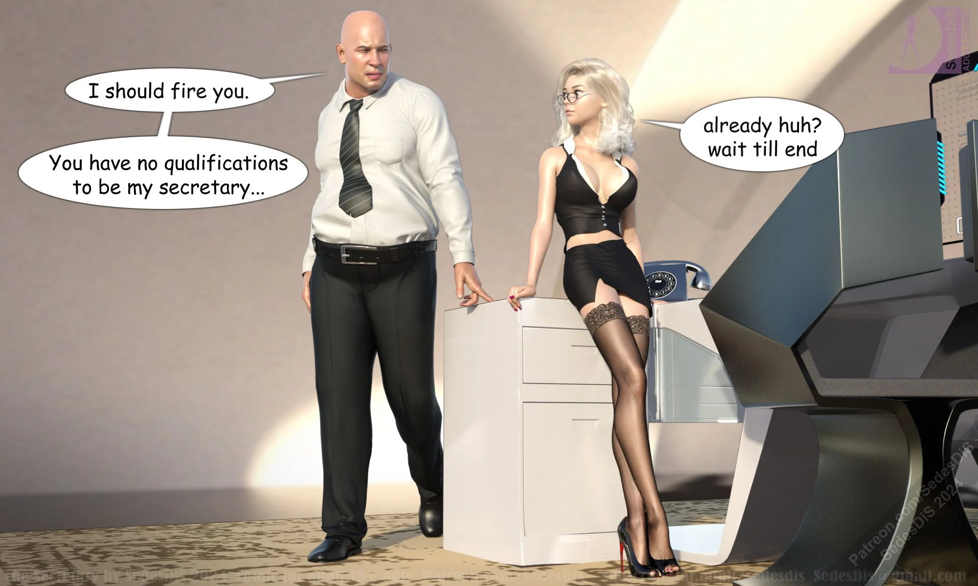 The Secretary New Boss [SedesDiS] - Chapter 1 — Page 16