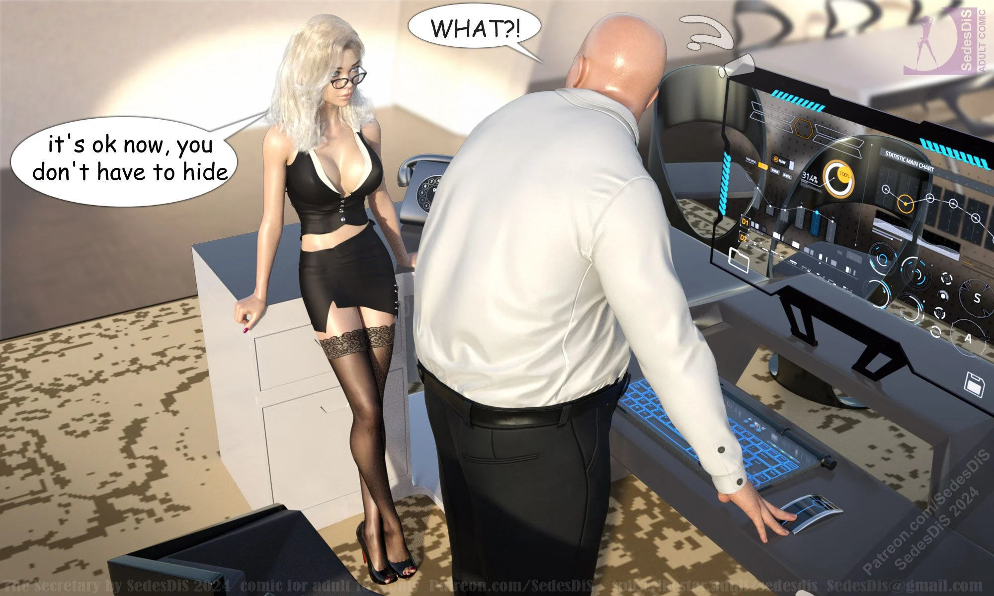 The Secretary New Boss [SedesDiS] - Chapter 1 — Page 19