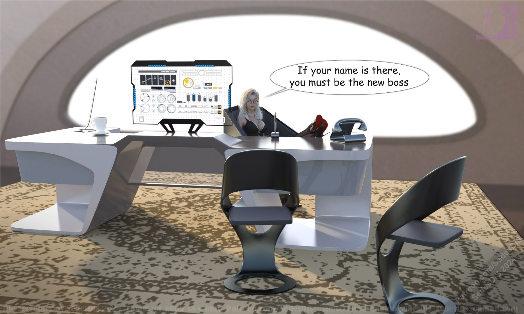 The Secretary New Boss [SedesDiS] - Chapter 1 — Page 7