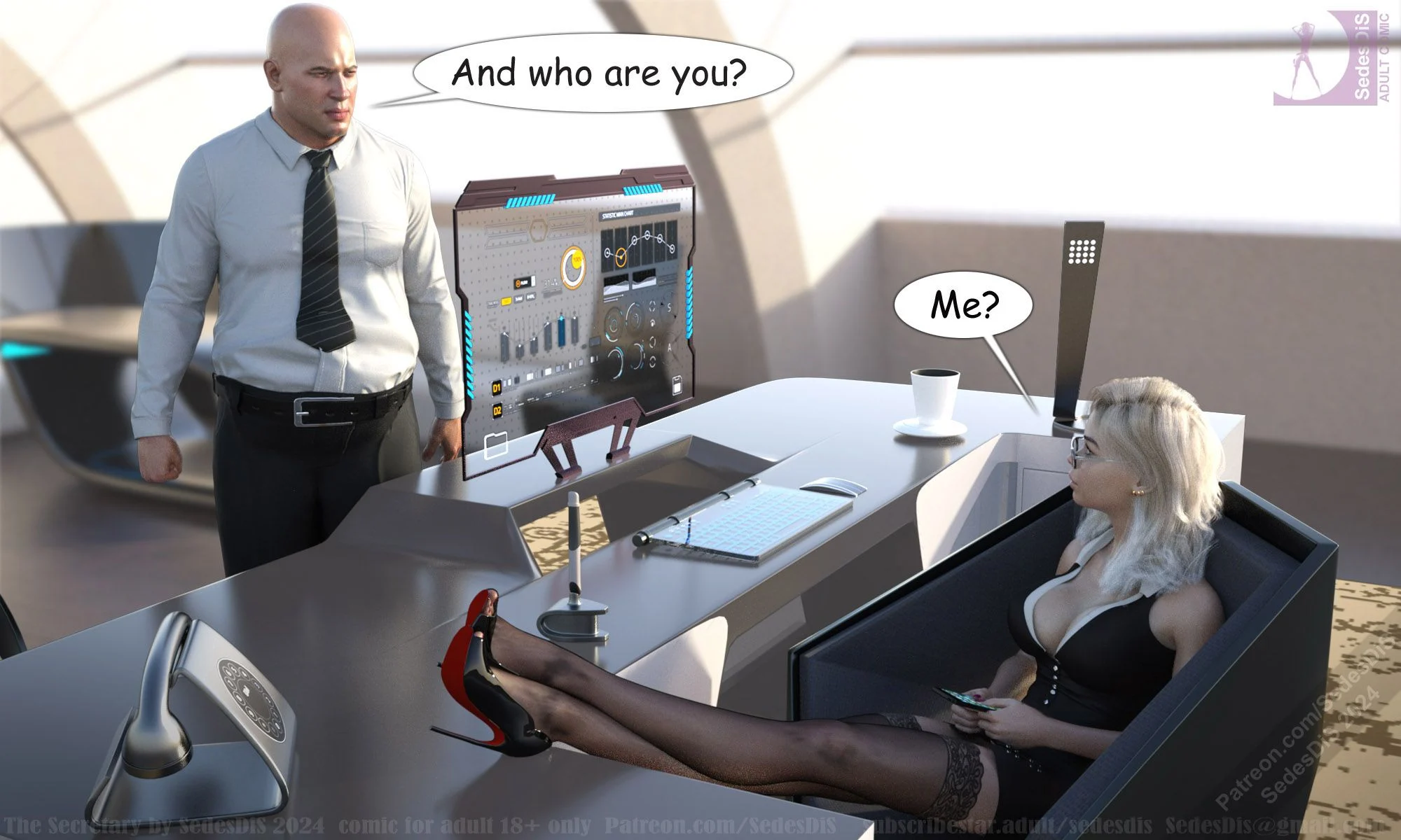 The Secretary New Boss [SedesDiS] - Chapter 1 — Page 8