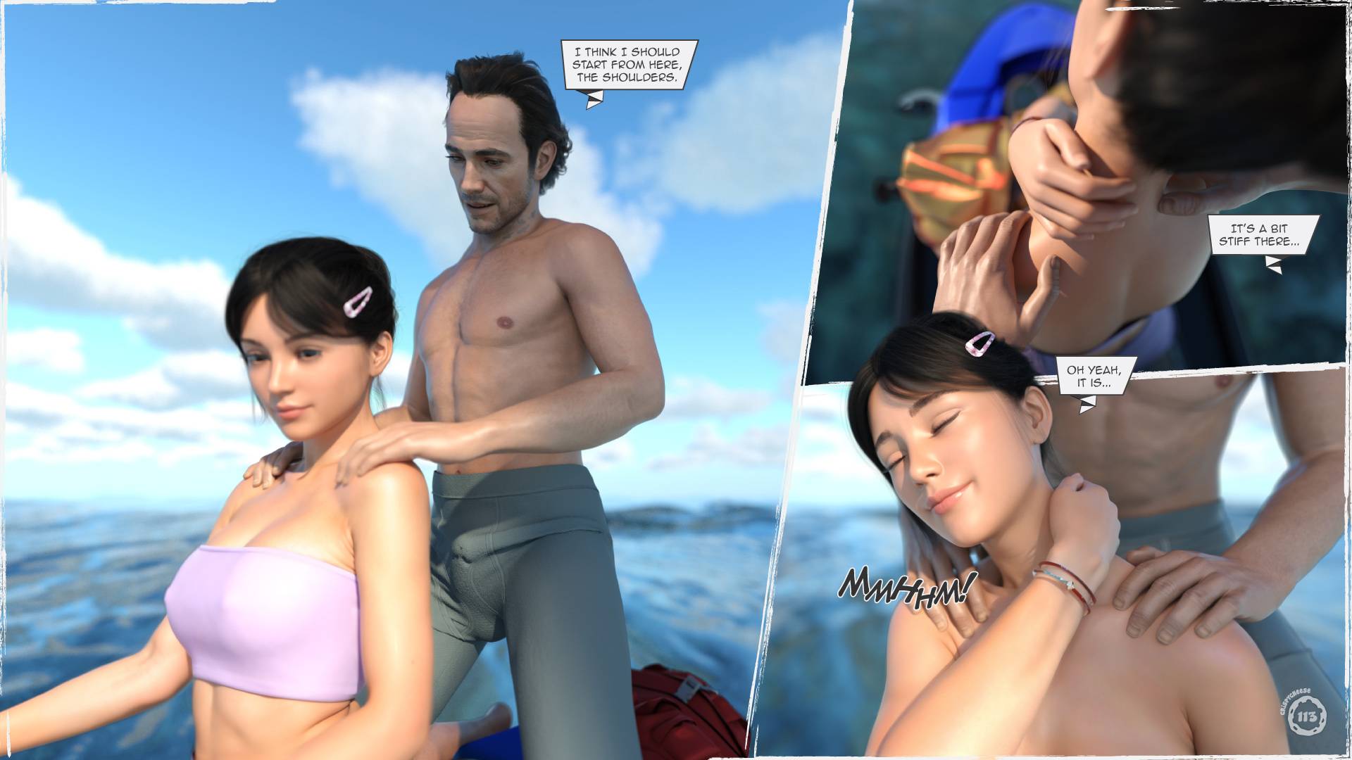 Summer Heat [Crispy Cheese] - Chapter 1 — Page 113