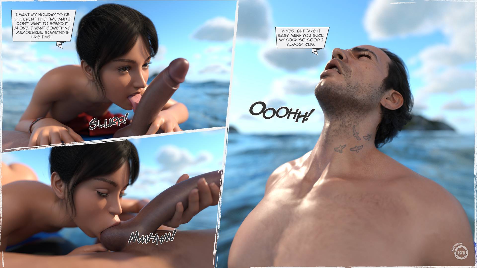 Summer Heat [Crispy Cheese] - Chapter 1 — Page 123