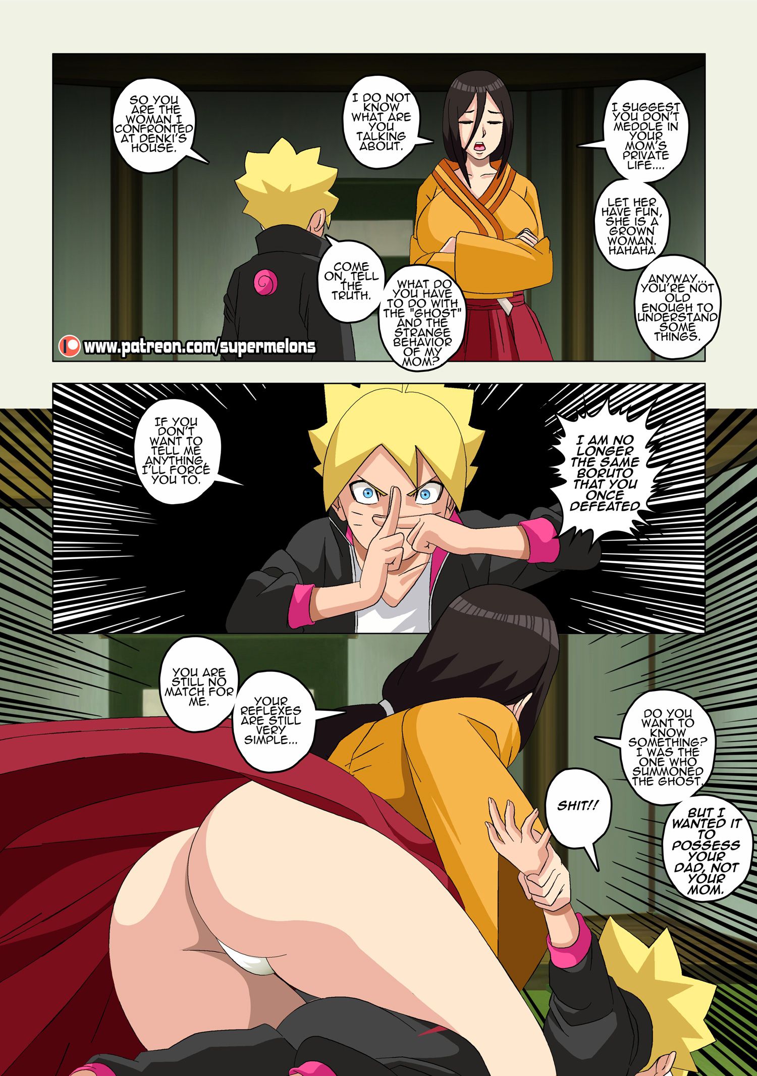 The Mom of Boruto (Boruto) [Super Melons] - Chapter 2.1 — Page 34