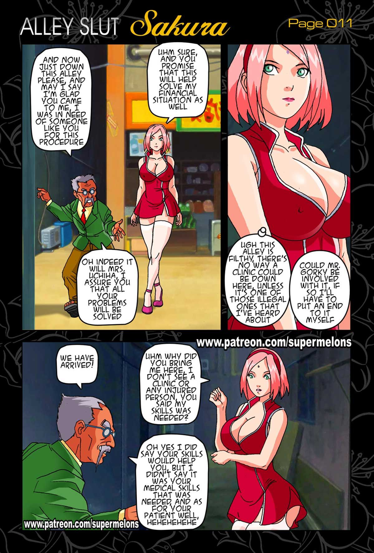 Alley Slut Sakura (Naruto) [Super Melons] - Chapter 1 — Page 13