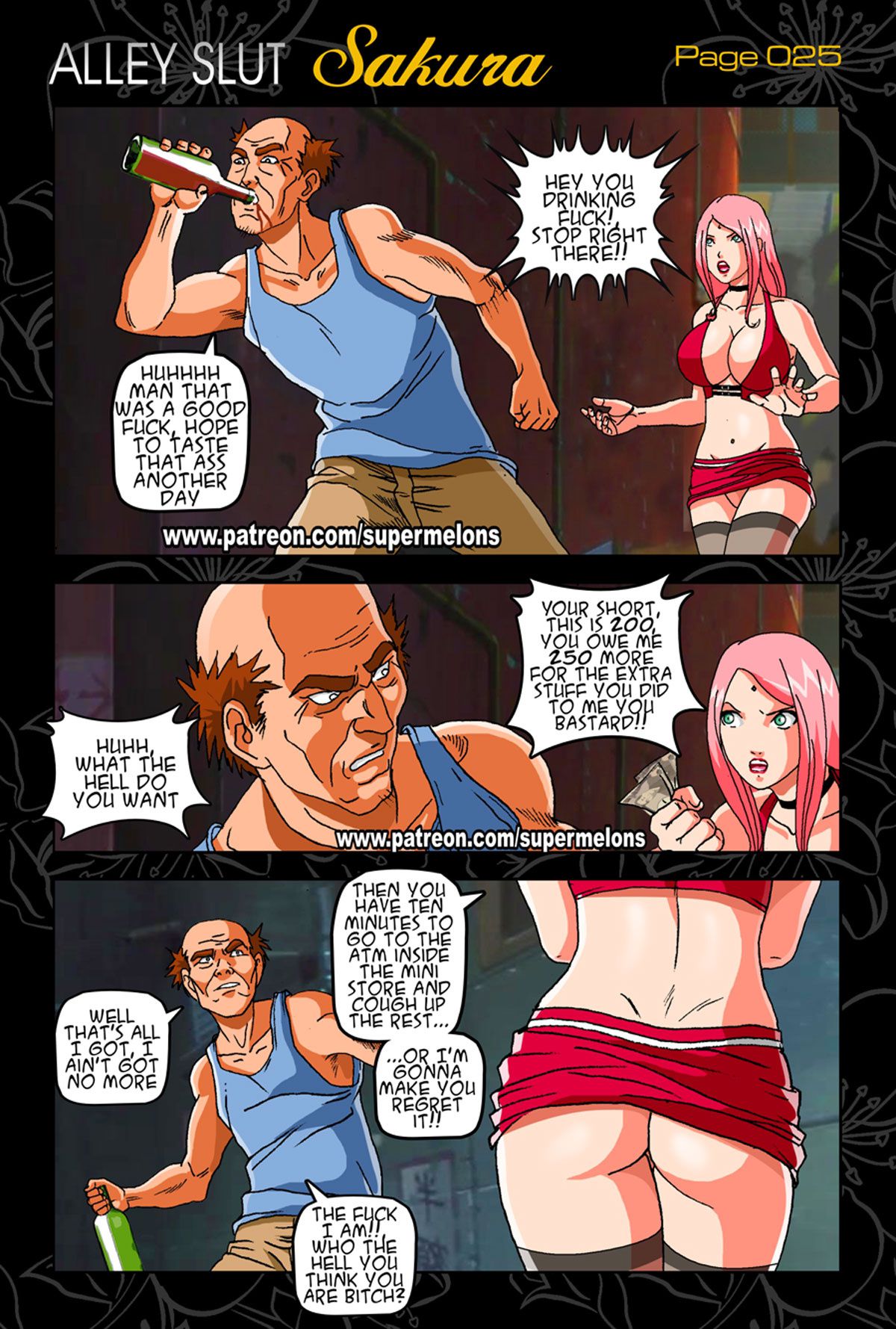 Alley Slut Sakura (Naruto) [Super Melons] - Chapter 1 — Page 27