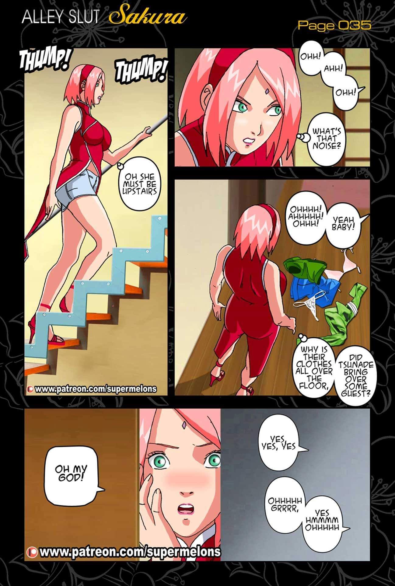 Alley Slut Sakura (Naruto) [Super Melons] - Chapter 1 — Page 37