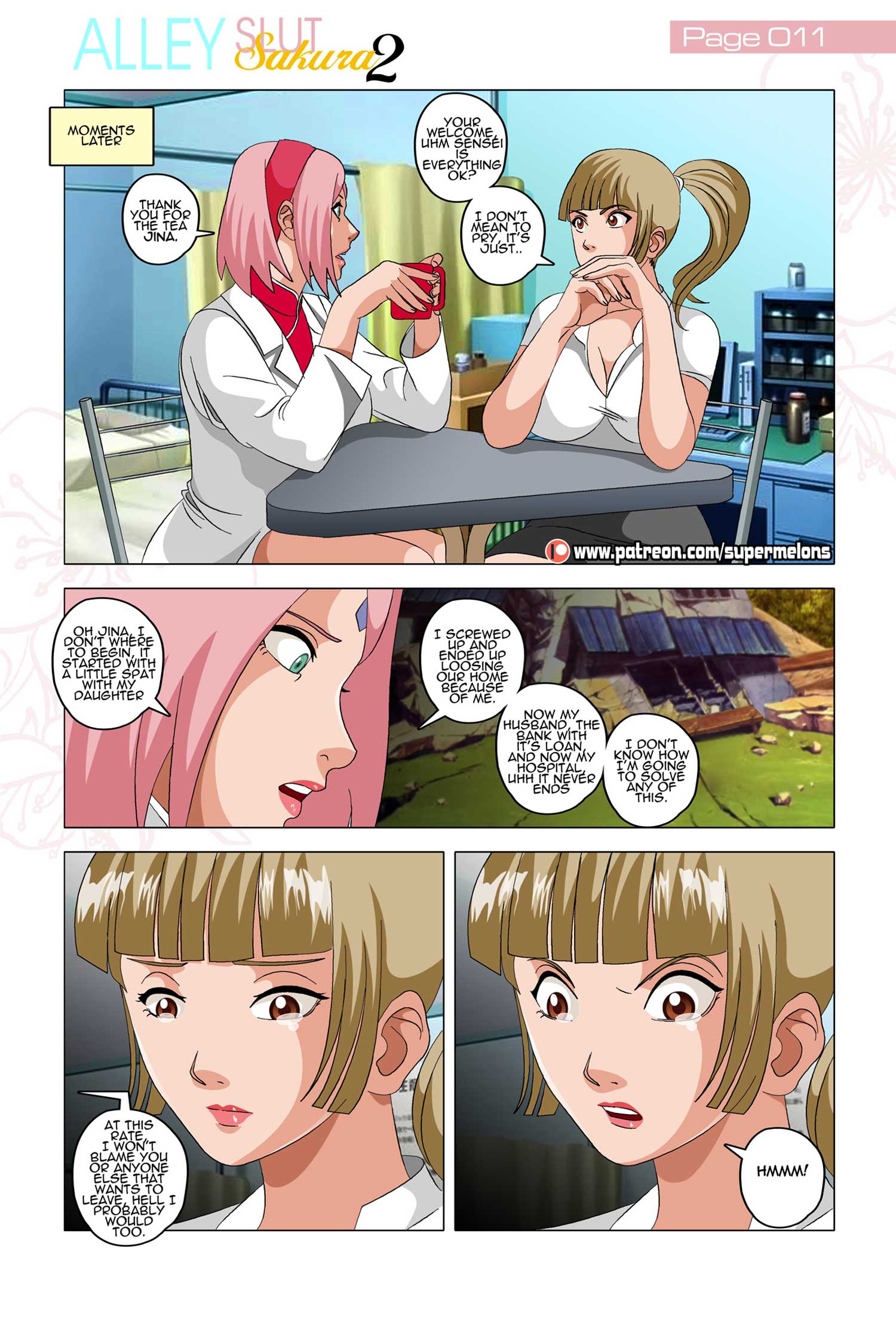 Alley Slut Sakura (Naruto) [Super Melons] - Chapter 2 — Page 12