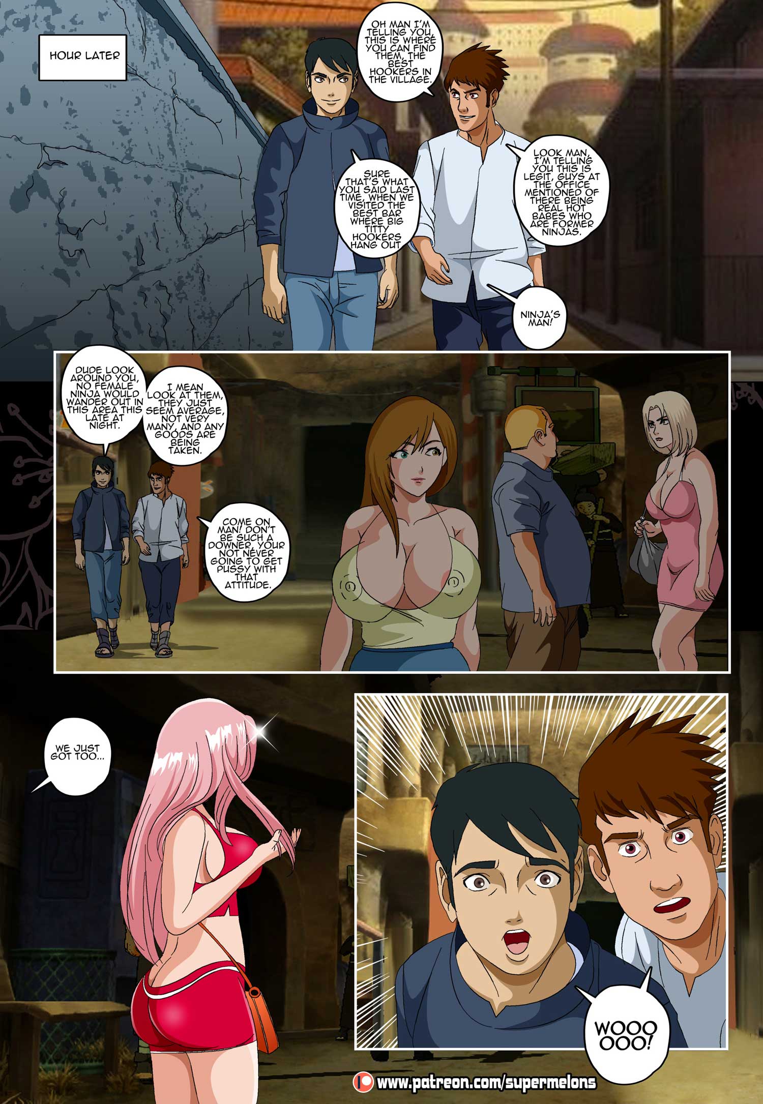 Alley Slut Sakura (Naruto) [Super Melons] - Chapter 2 — Page 17