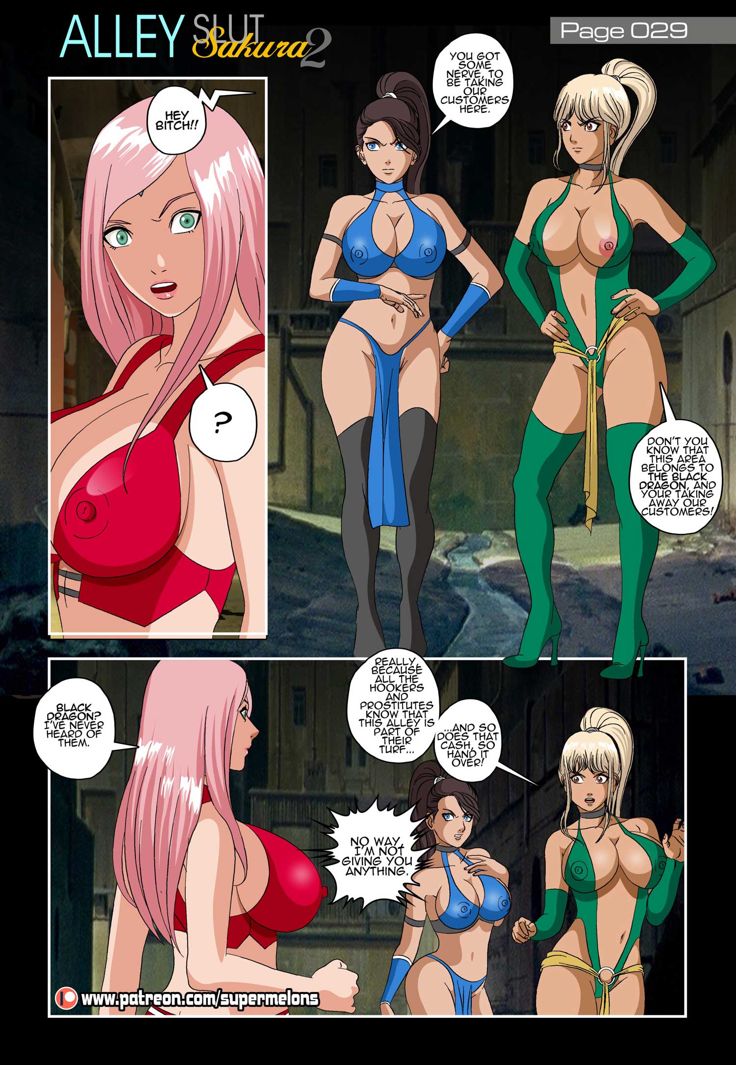 Alley Slut Sakura (Naruto) [Super Melons] - Chapter 2 — Page 30