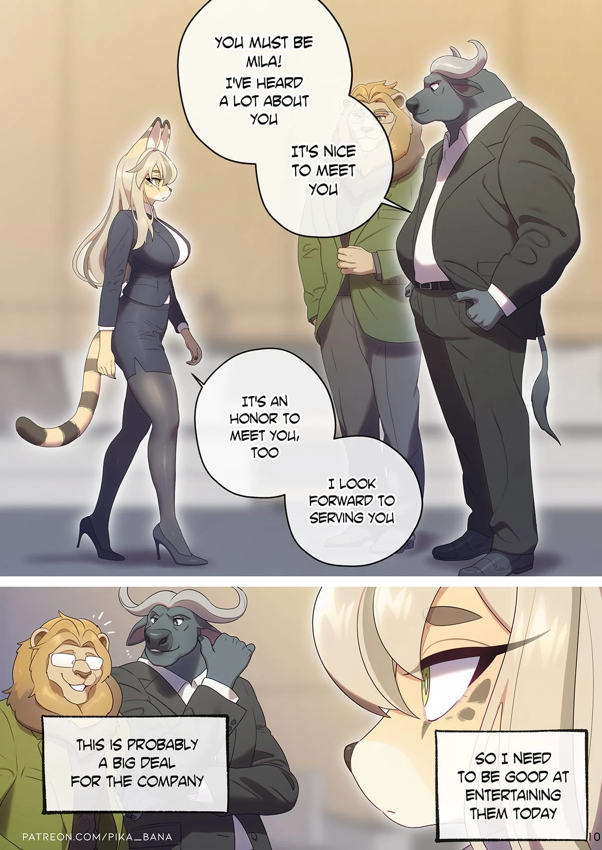 The Sexretary’s Work [Strong Bana] - Chapter 1 — Page 12