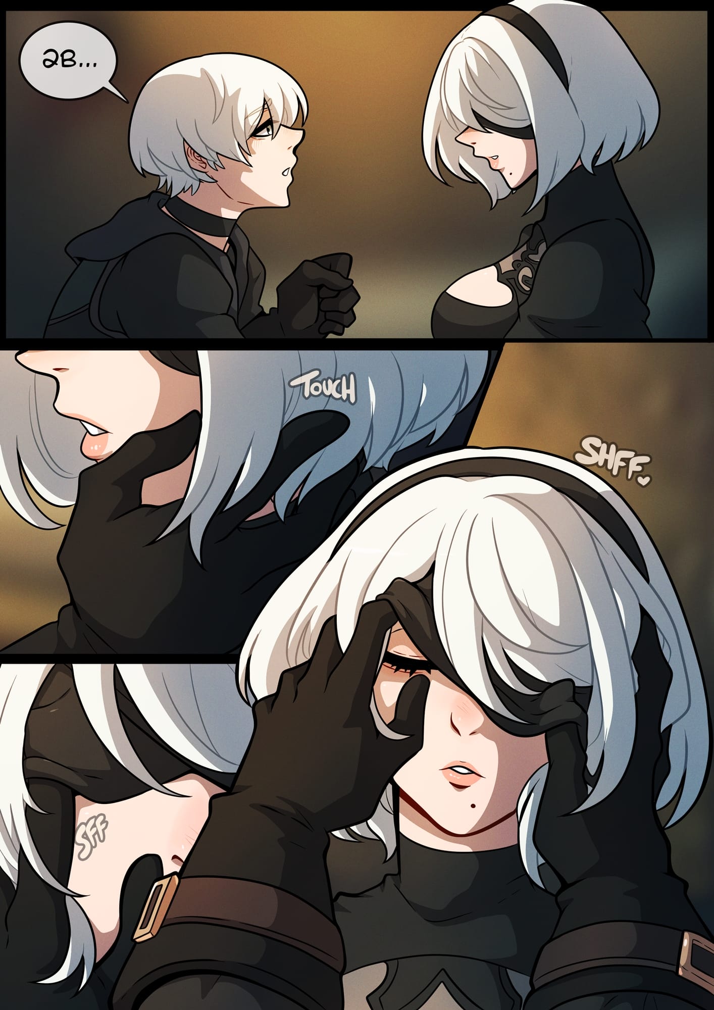 Happily Ever [A]fter (Nier: Automata) [Kinkymation] - Chapter 1 — Page 7