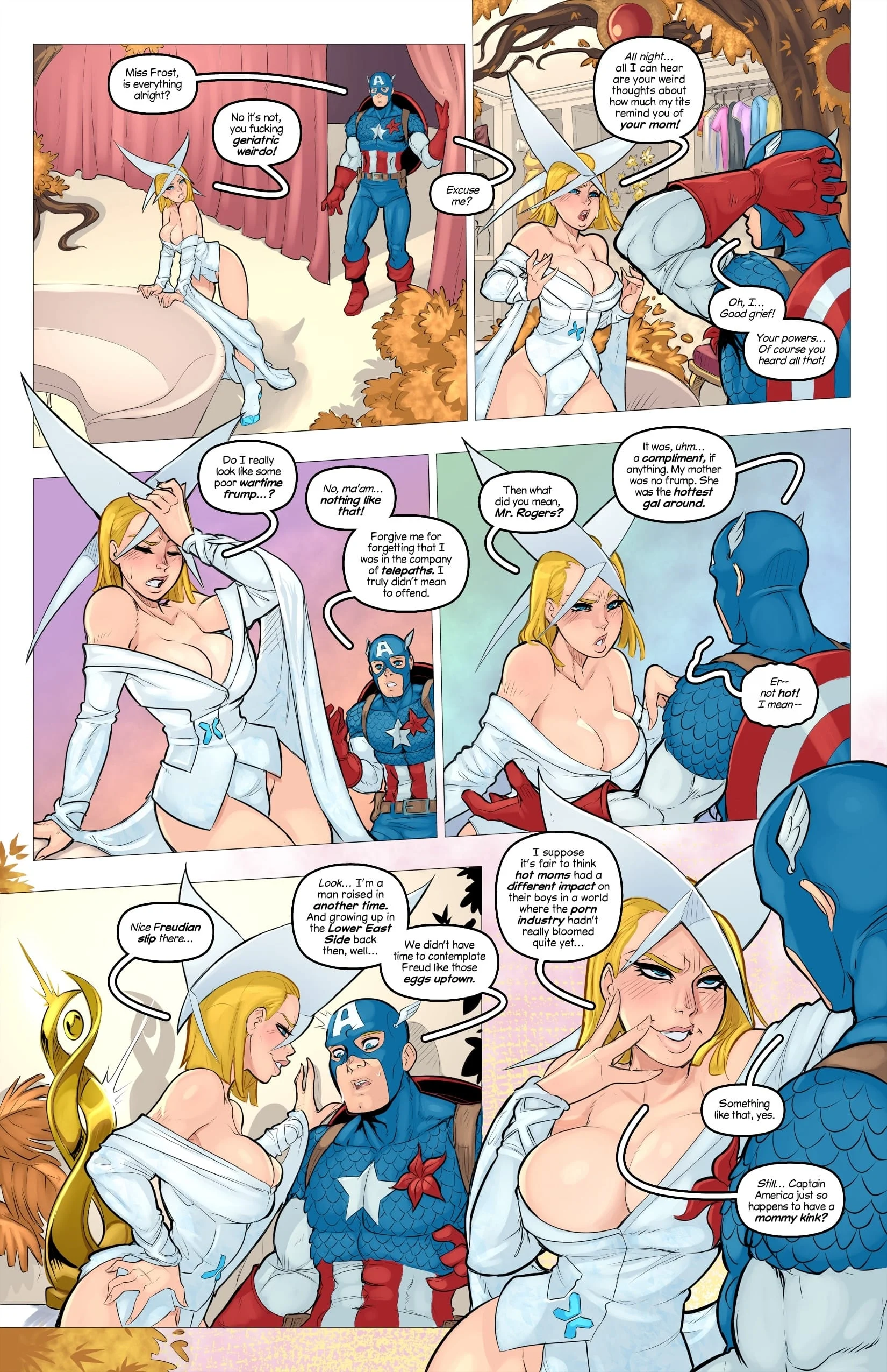 House of XXX: Oedipus Gala (X-Men , The Avengers) [Tracy Scops] - Chapter 1 — Page 5