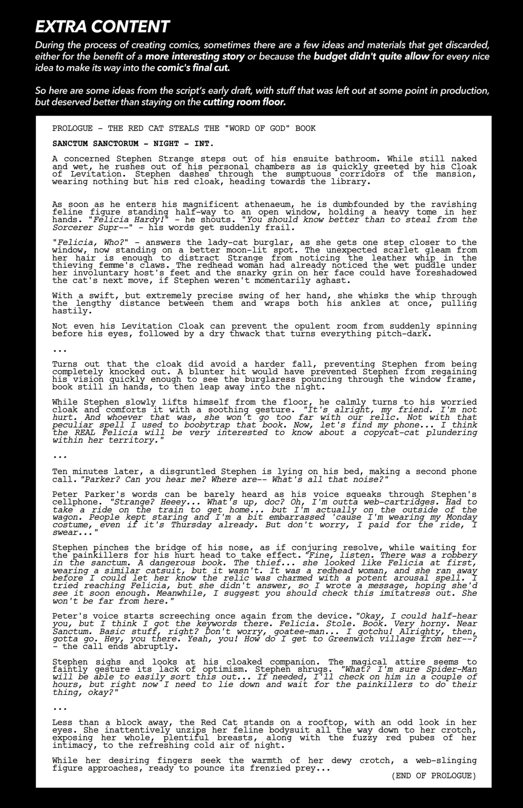 A Sheer Abundance of Pussies (Spider-Man) [Tracy Scops] - Chapter 1 — Page 11