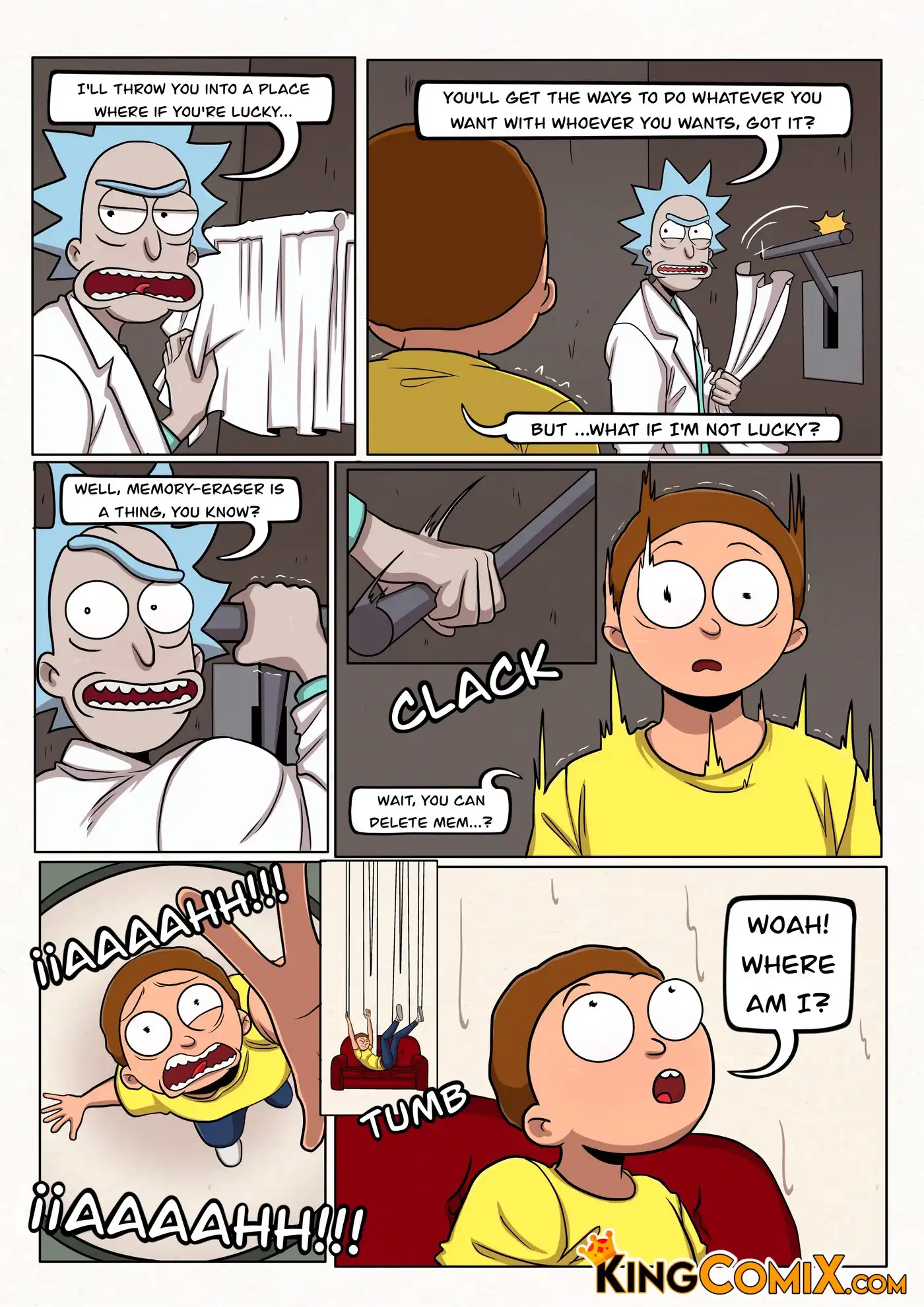 Another Morty’s Sex Comic (Rick and Morty) [ElChicoDetergente , GreenDogg] - Chapter 1 — Page 4