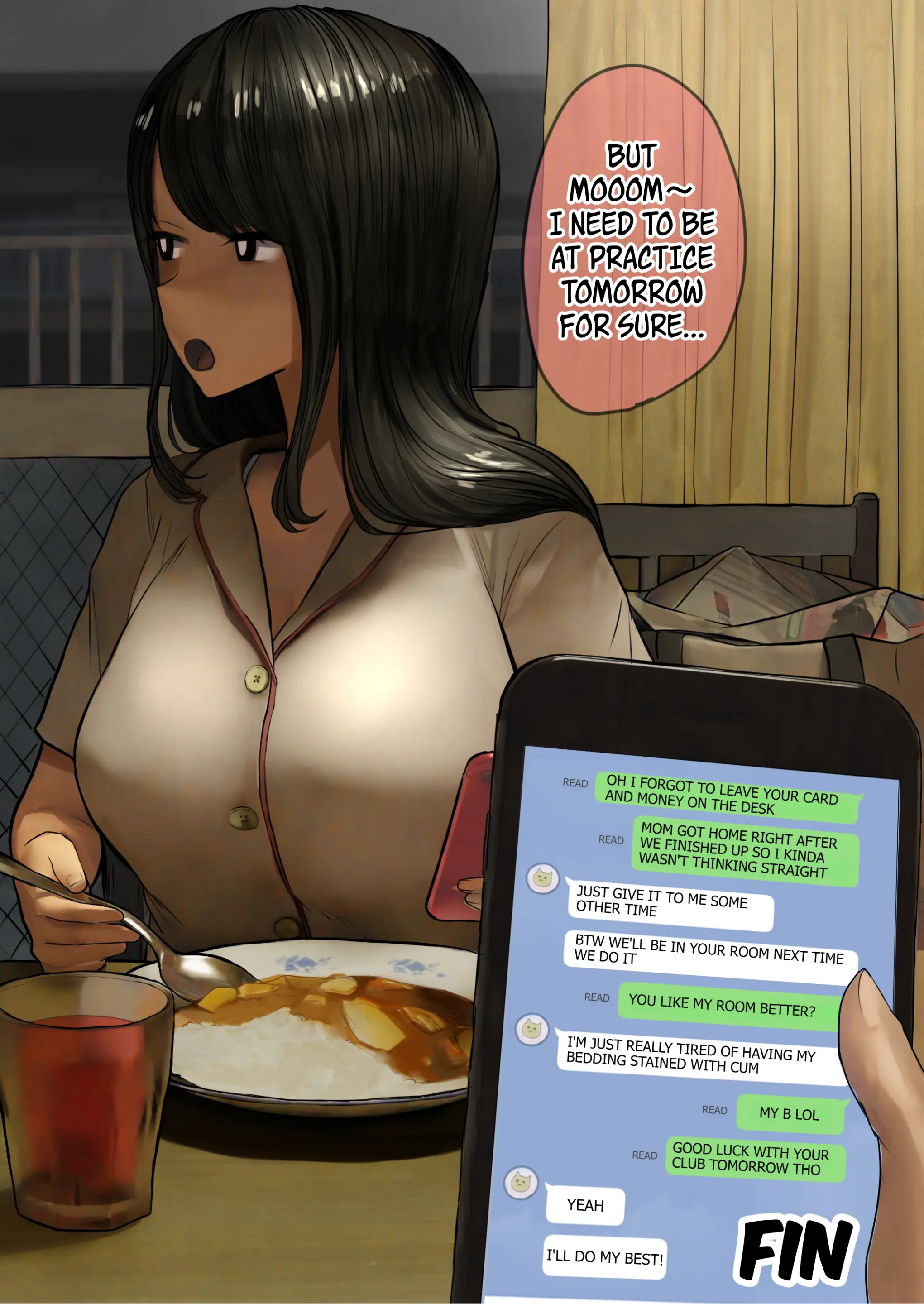 Bukatsu Kara Kaettekita Imouto ni Paizuri Shite Morau Hanashi | A Story About My Little Sister Giving Me Titjobs After Her Club Activities - Chapter 1 — Page 19