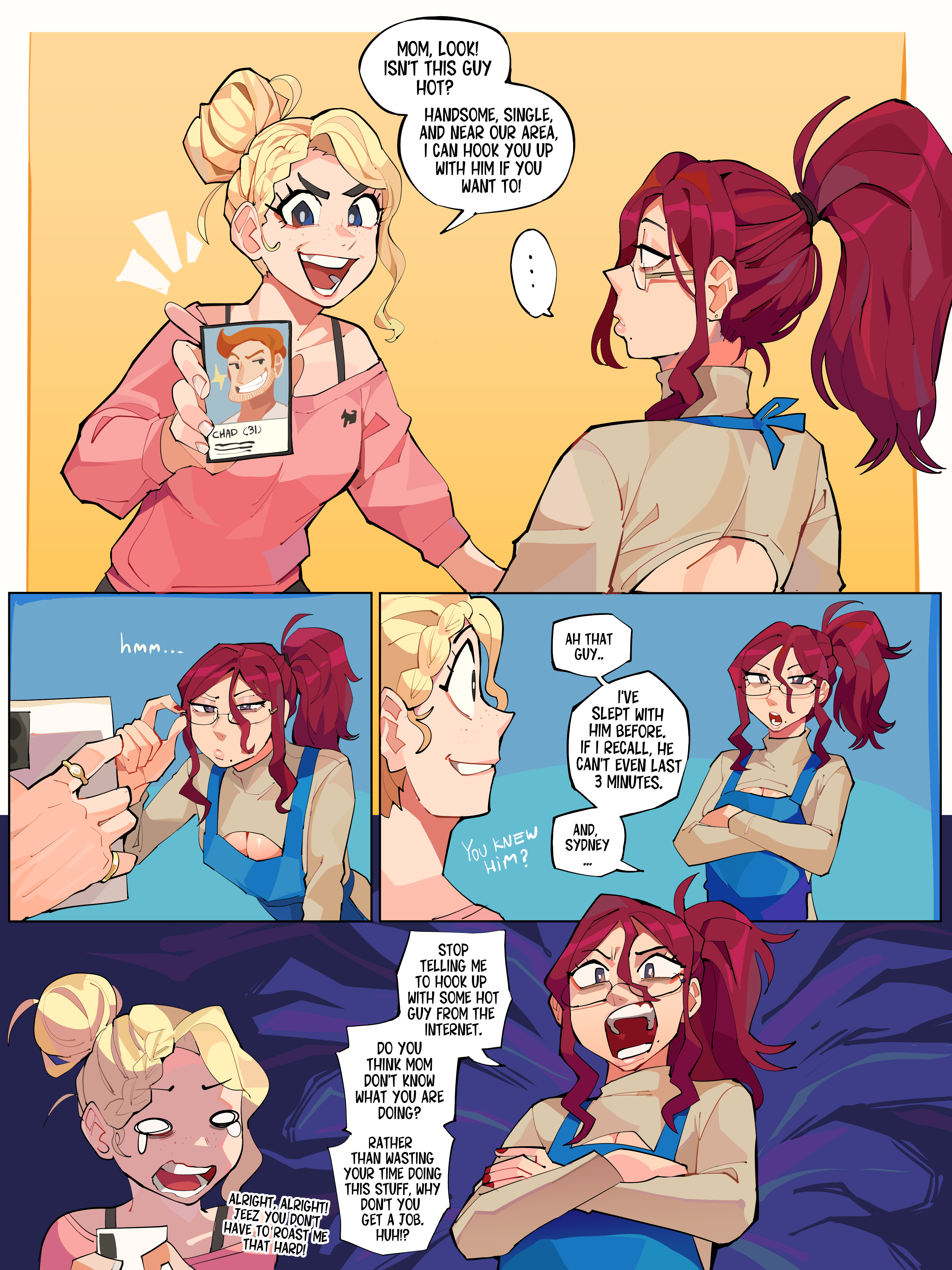 Neighborhood MILFs: Gene & Chiyoi (Joy) ft. Karen & Vivien (OC) [Differland] - Chapter 1 — Page 60