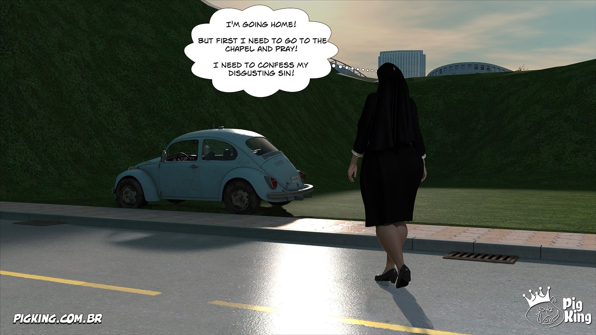 Nun Isabella [PigKing] - Chapter 1 — Page 45