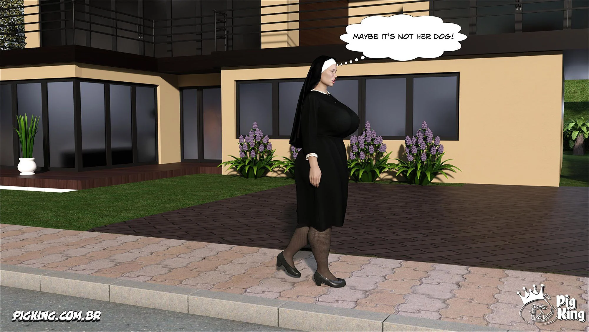 Nun Isabella [PigKing] - Chapter 1 — Page 9