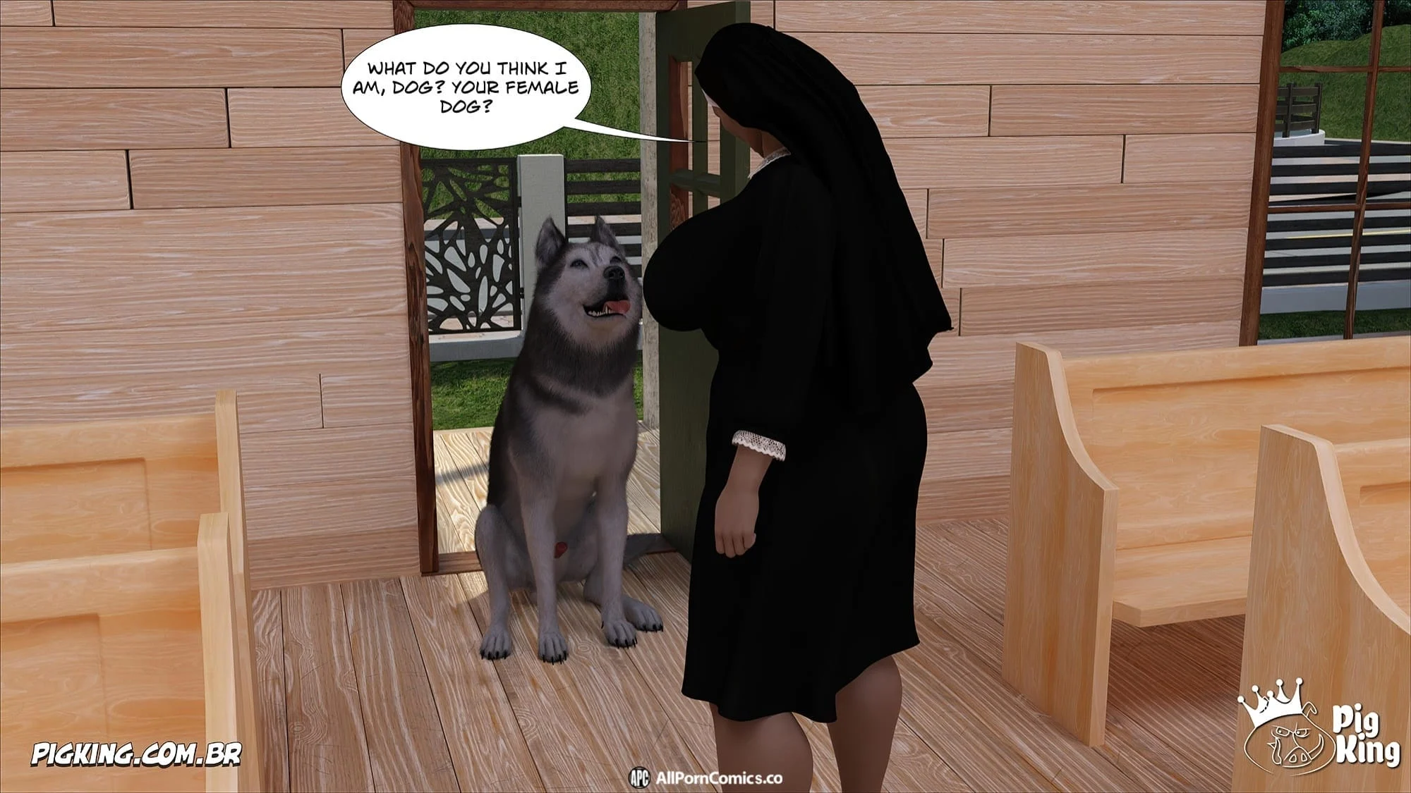 Nun Isabella [PigKing] - Chapter 11 — Page 54