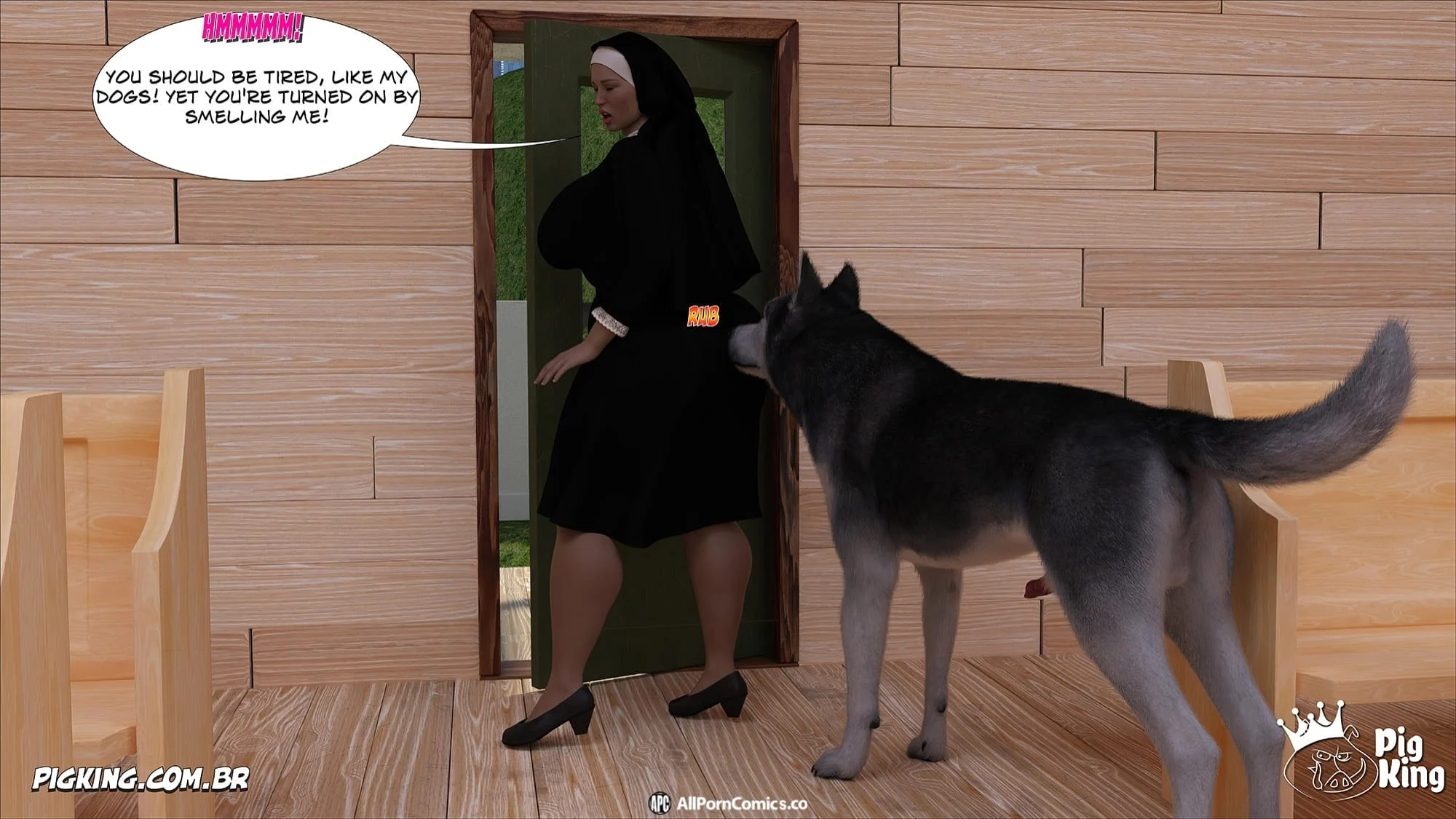 Nun Isabella [PigKing] - Chapter 11 — Page 57