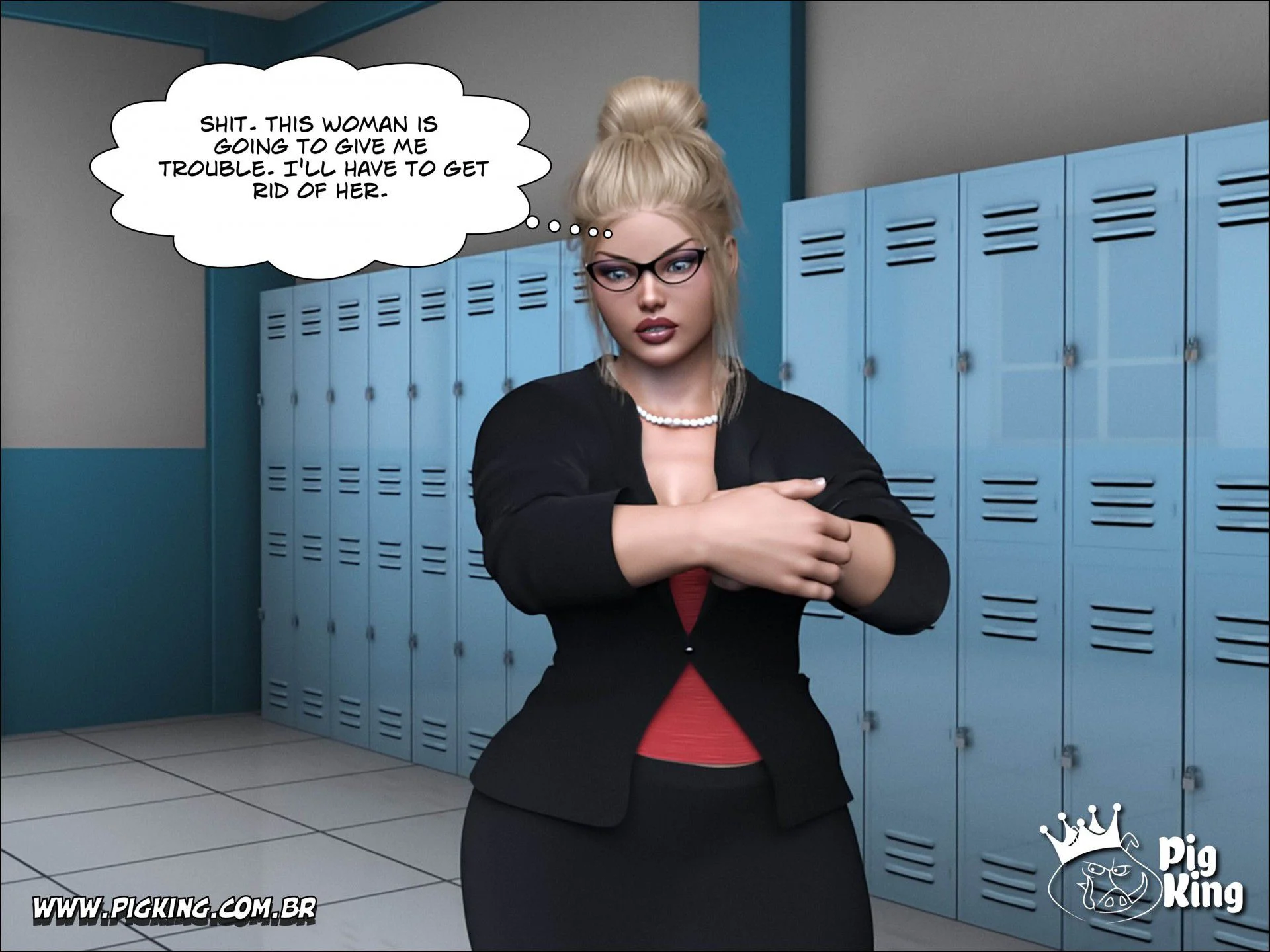 An Insatiable School Principle – Samira, Renan, Darlene [PigKing] - Chapter 4 — Page 51