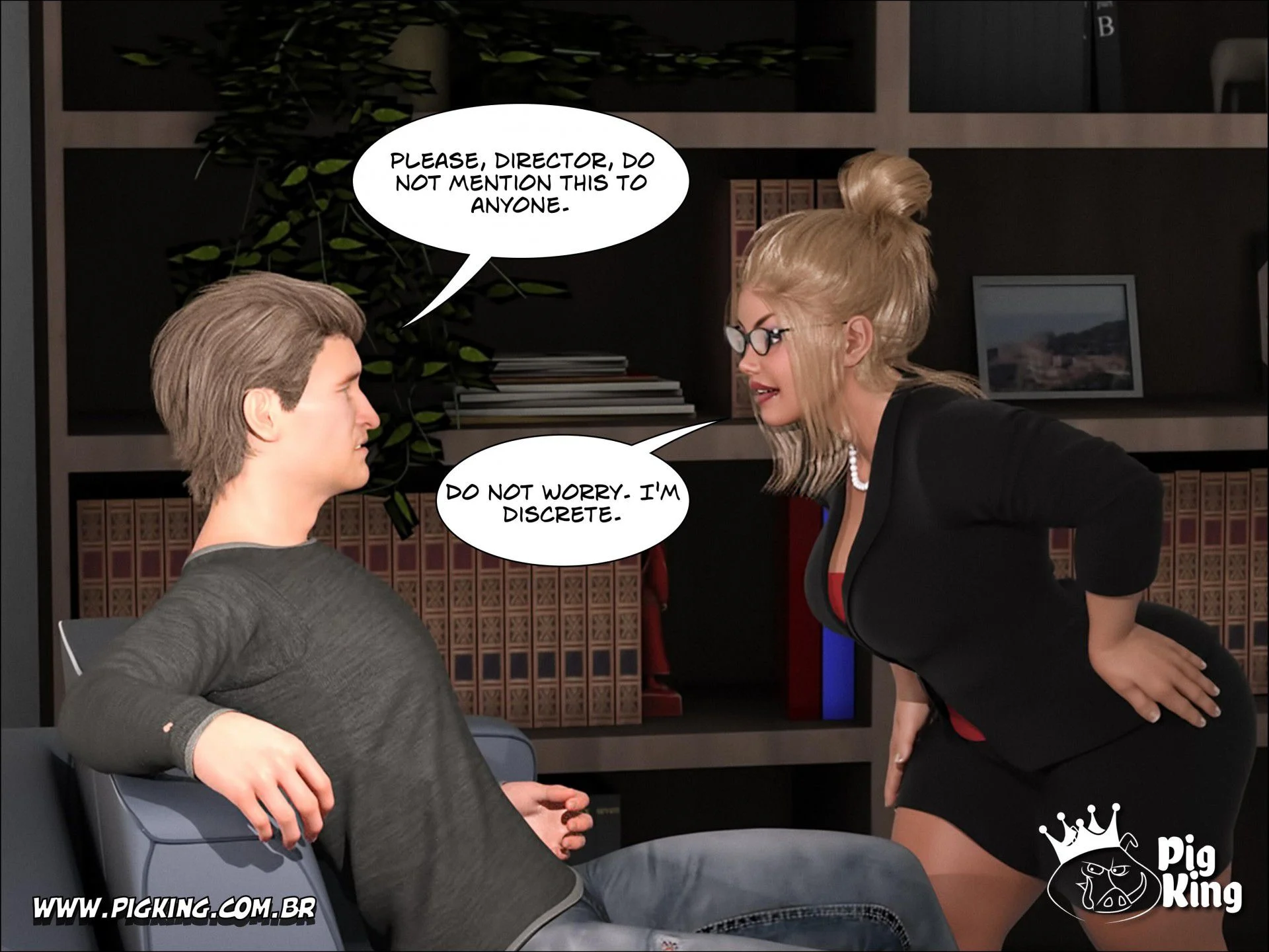 An Insatiable School Principle – Samira, Renan, Darlene [PigKing] - Chapter 2 — Page 54