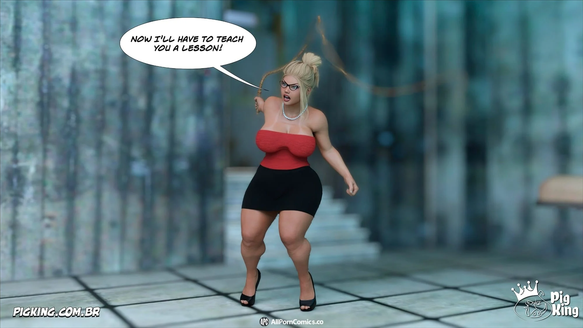 An Insatiable School Principle – Samira, Renan, Darlene [PigKing] - Chapter 7 — Page 41