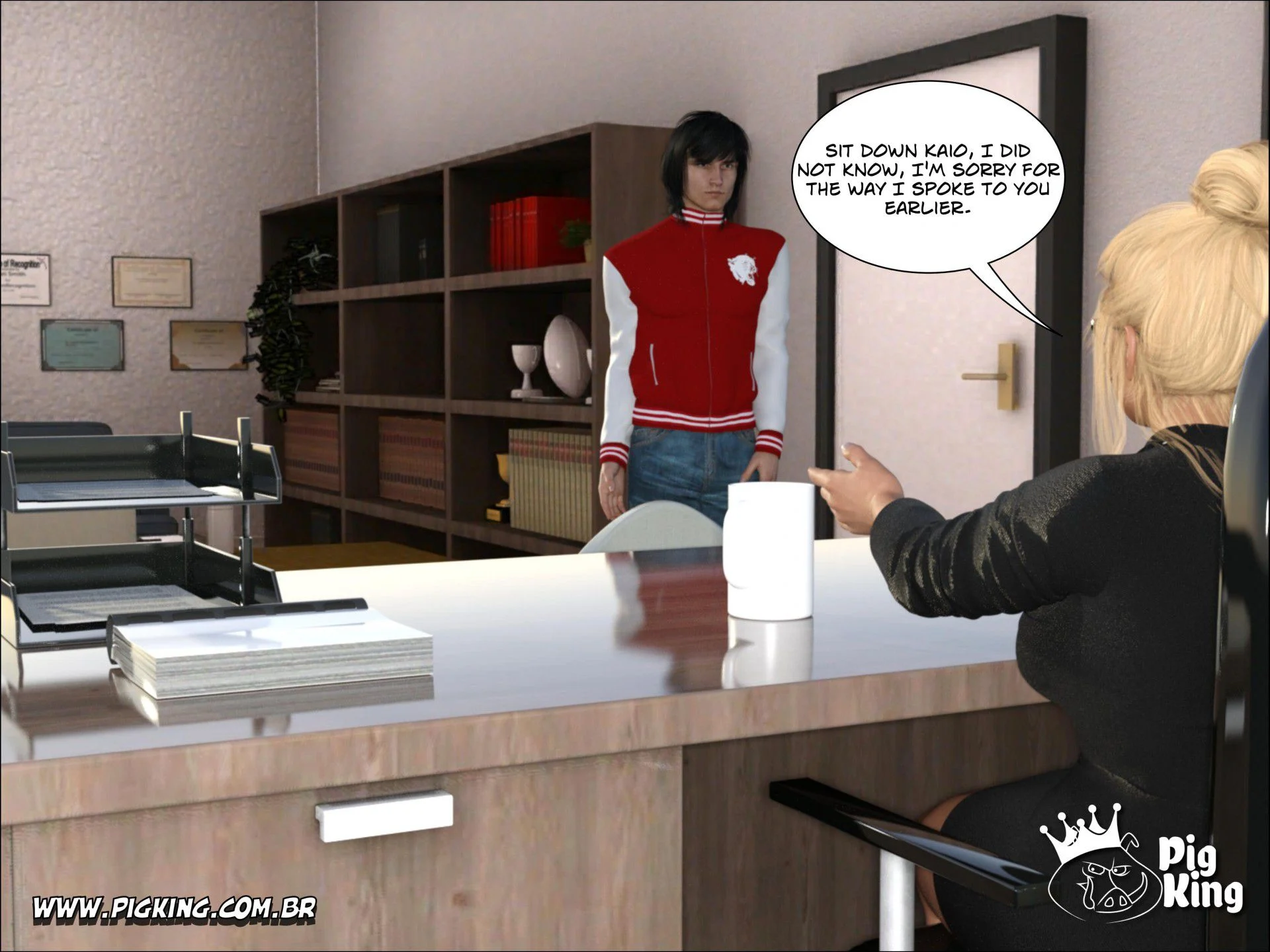 An Insatiable School Principle – Samira, Renan, Darlene [PigKing] - Chapter 1 — Page 20