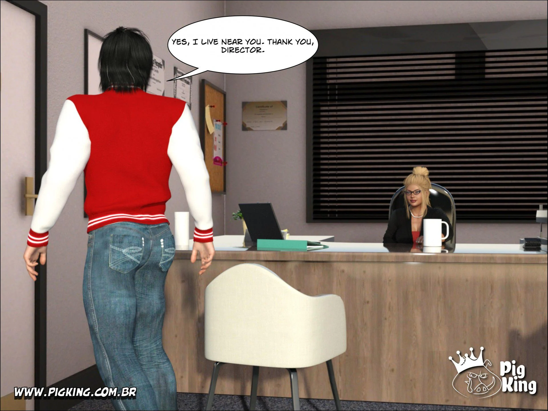 An Insatiable School Principle – Samira, Renan, Darlene [PigKing] - Chapter 1 — Page 25