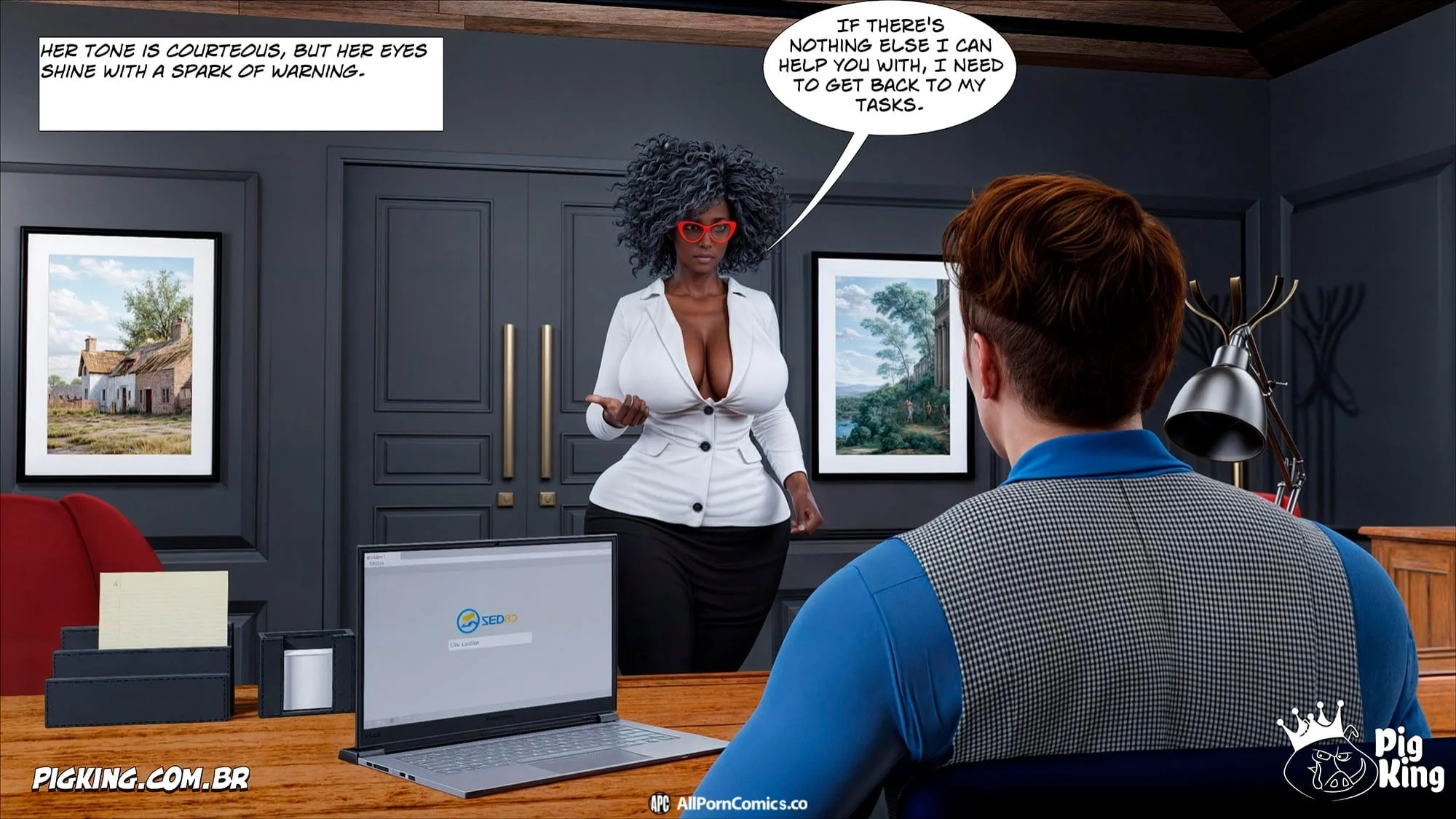 The Office [CrazyDad3D] - Chapter 1 — Page 27