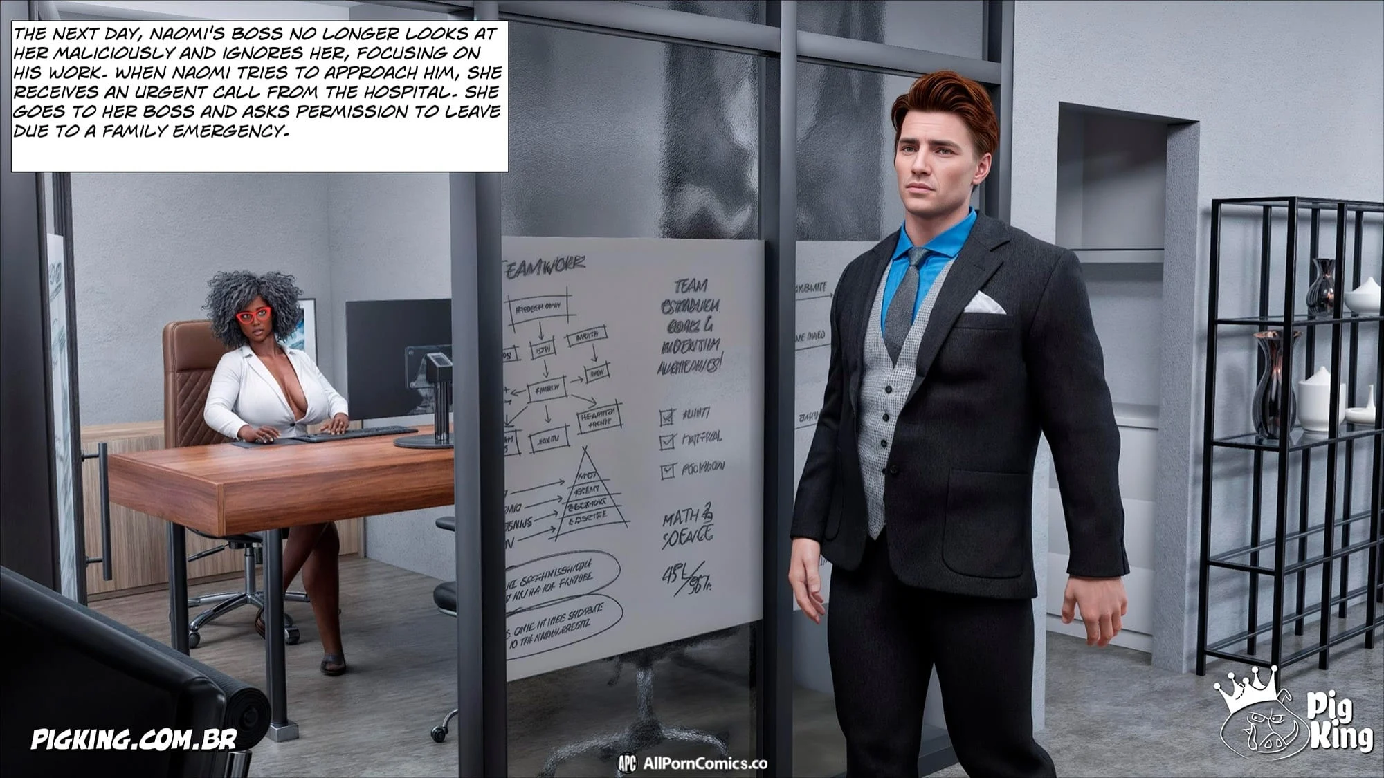 The Office [CrazyDad3D] - Chapter 1 — Page 38