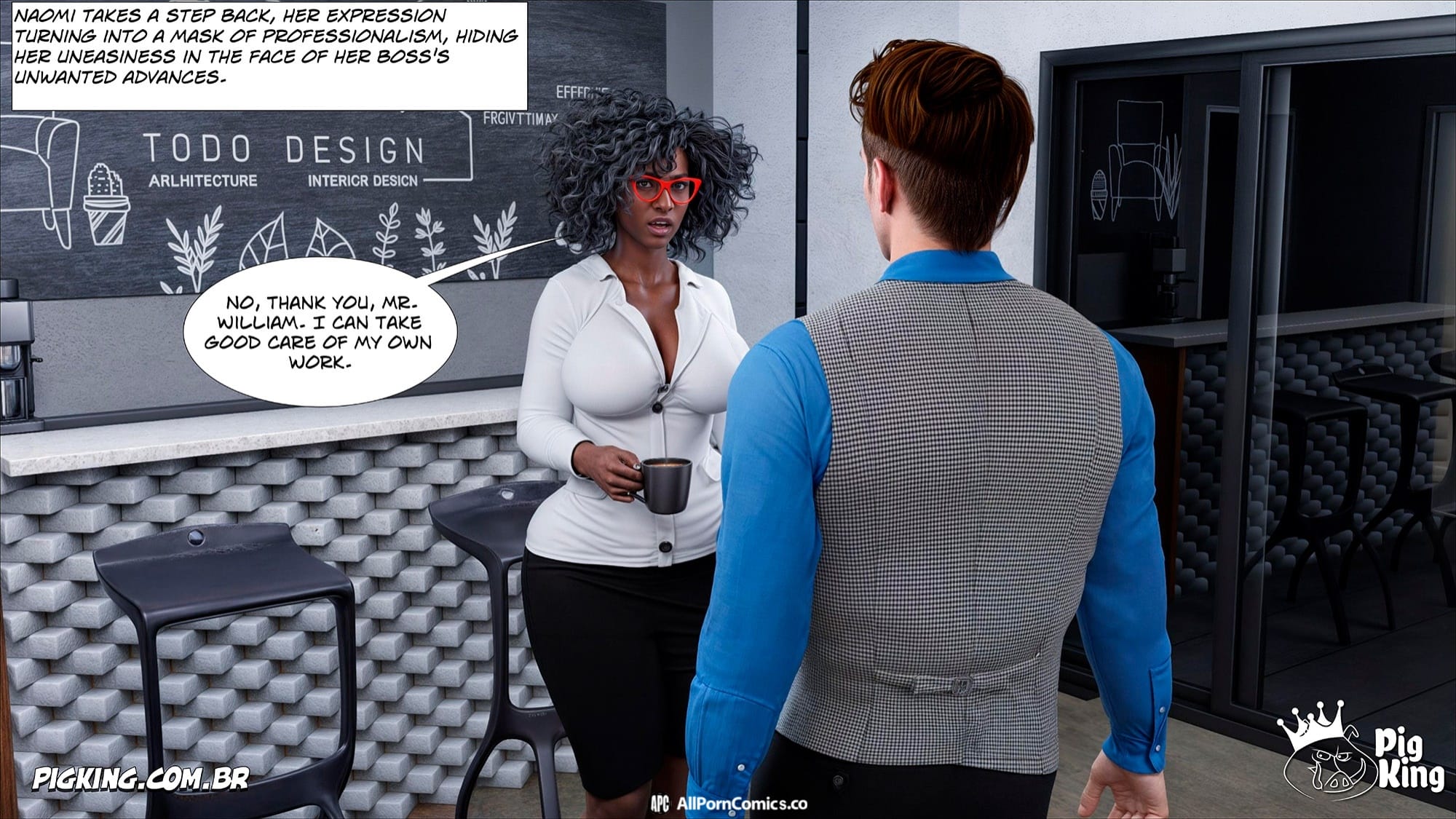 The Office [CrazyDad3D] - Chapter 1 — Page 4