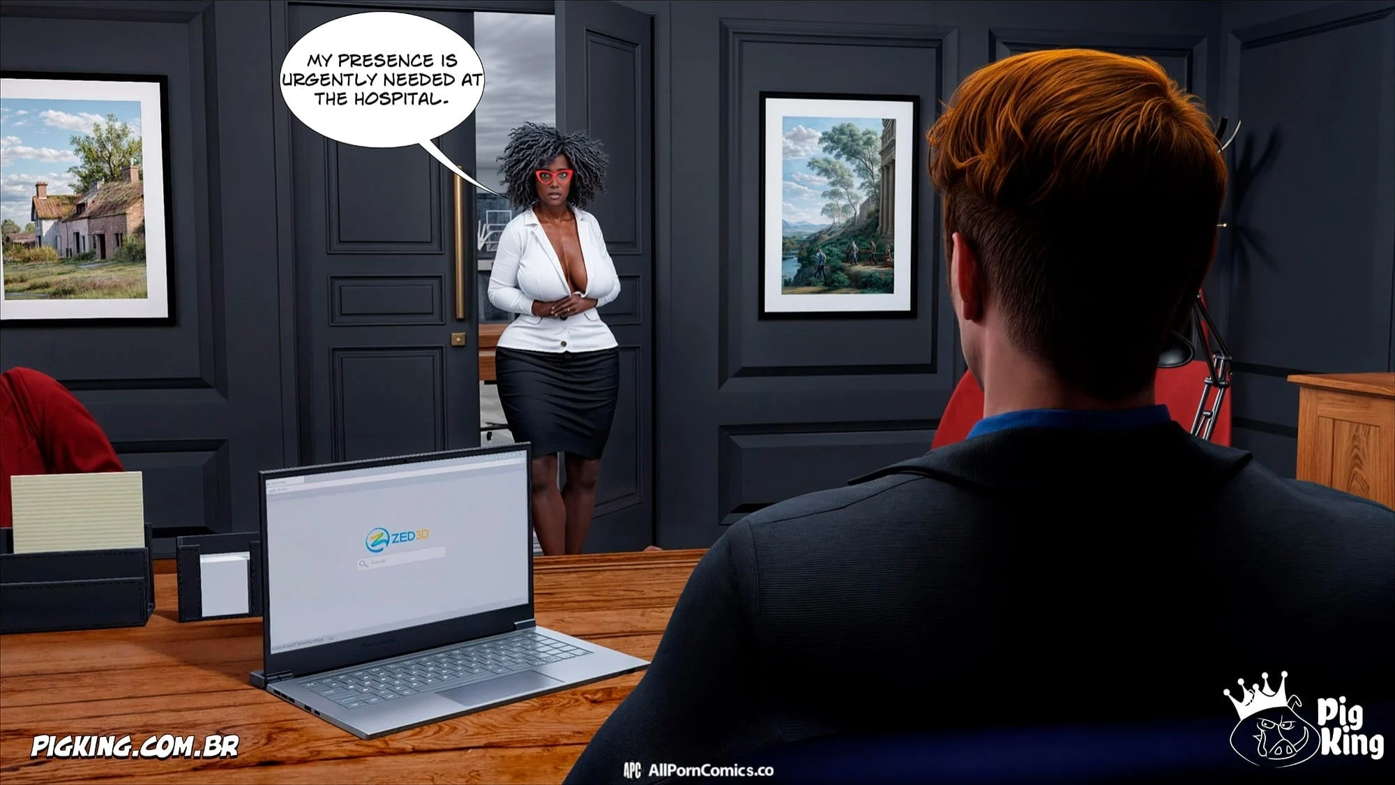 The Office [CrazyDad3D] - Chapter 1 — Page 40