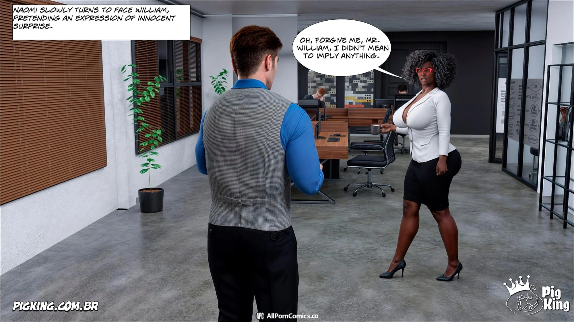 The Office [CrazyDad3D] - Chapter 1 — Page 8