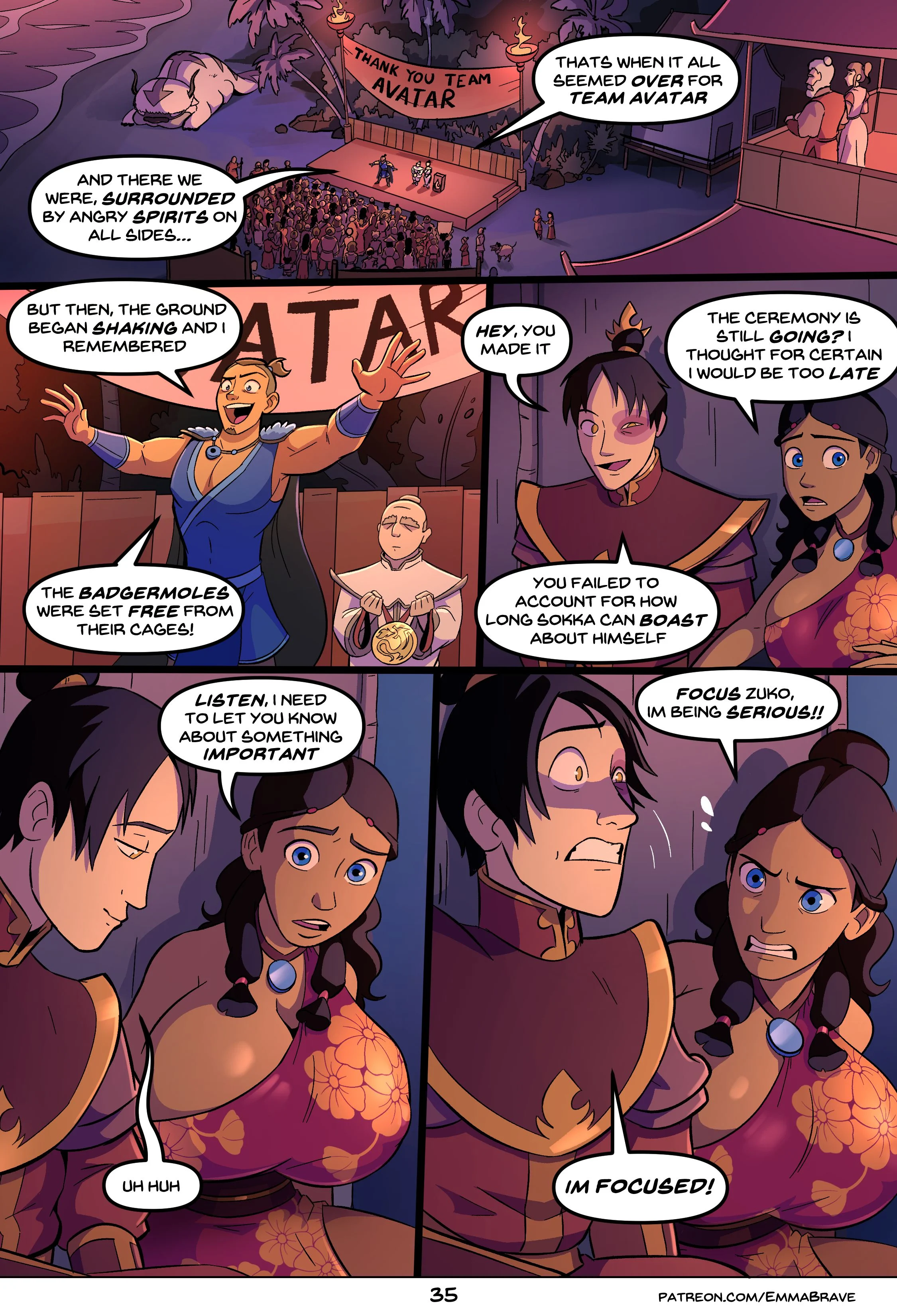 After Avatar (Avatar: The Last Airbender) [EmmaBrave] - Chapter 4 — Page 37