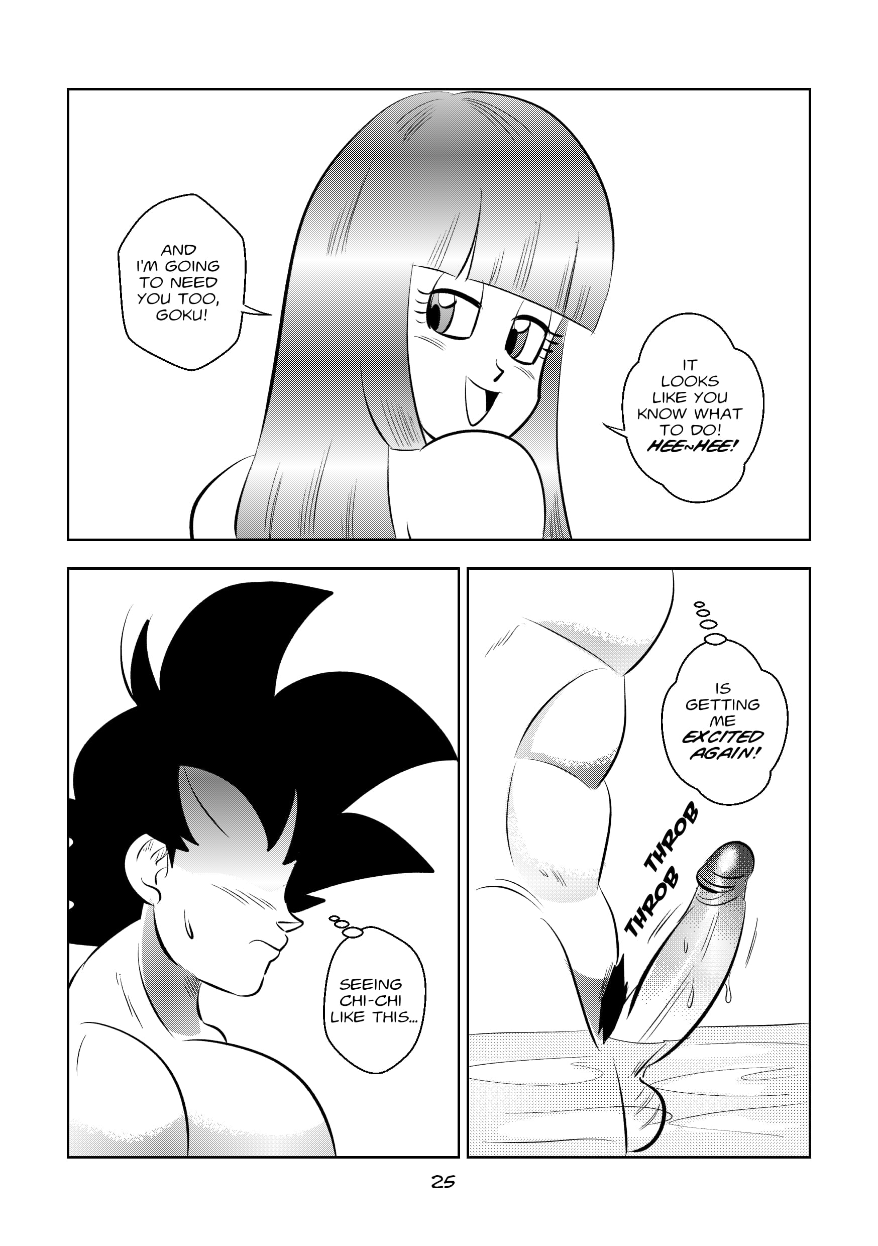 Return to Jingle Village (Dragon Ball) [FunsexyDB] - Chapter 1 — Page 25