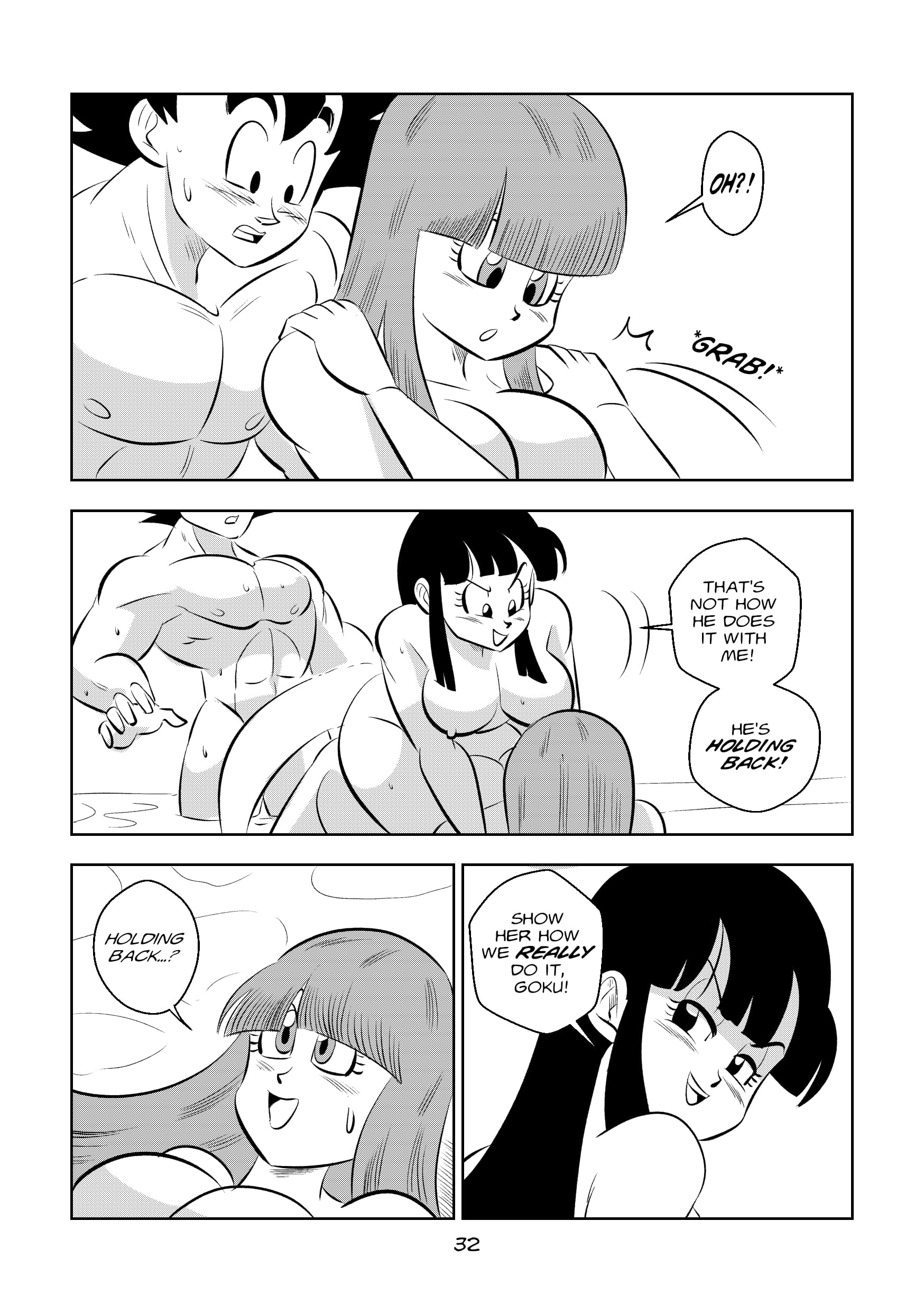 Return to Jingle Village (Dragon Ball) [FunsexyDB] - Chapter 1 — Page 32