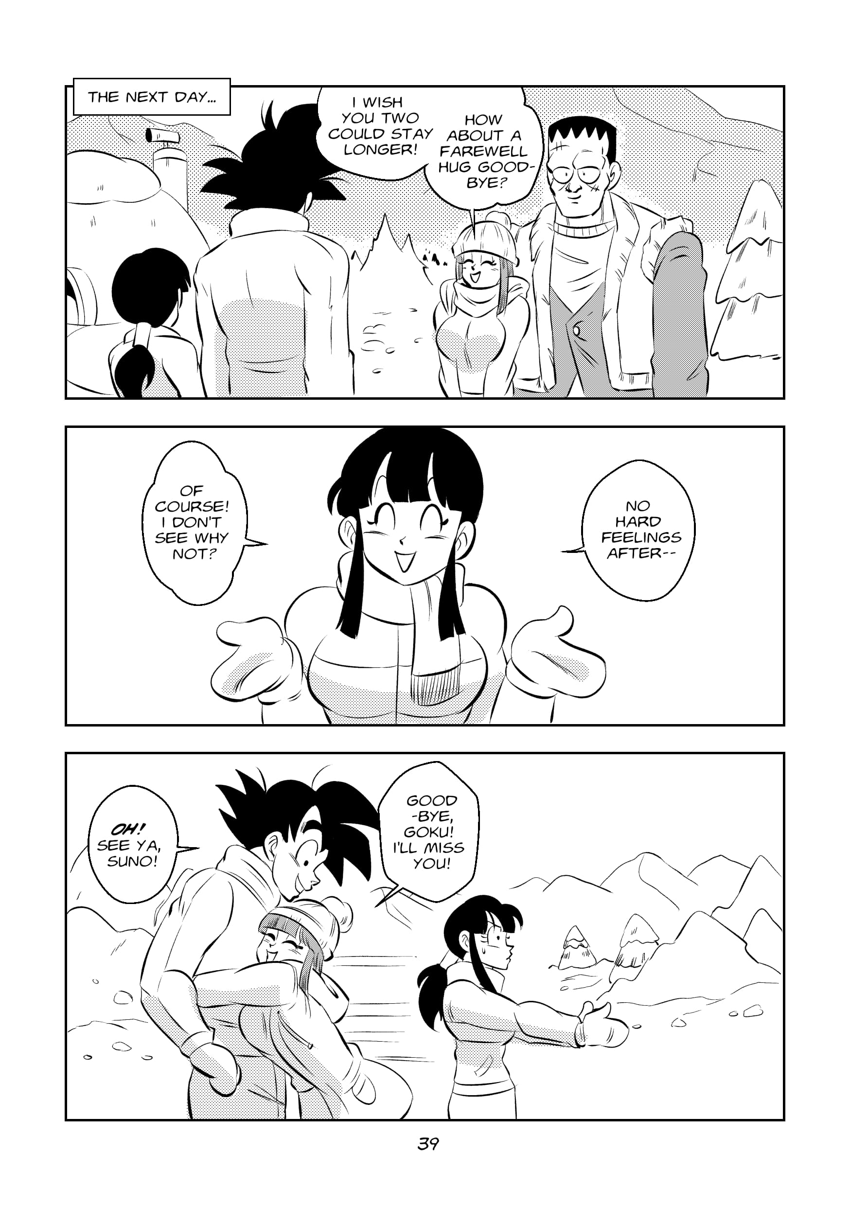 Return to Jingle Village (Dragon Ball) [FunsexyDB] - Chapter 1 — Page 39