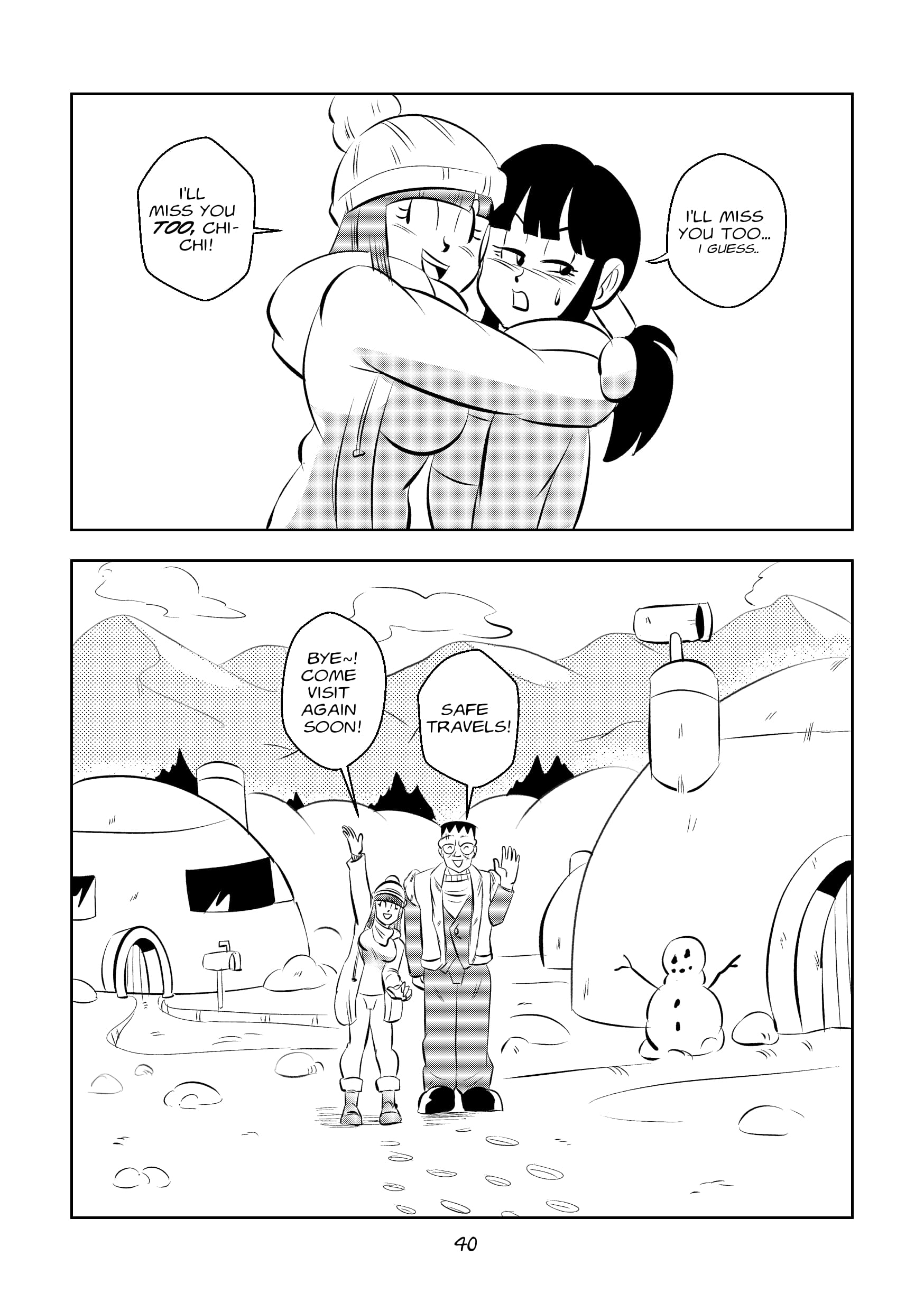 Return to Jingle Village (Dragon Ball) [FunsexyDB] - Chapter 1 — Page 40