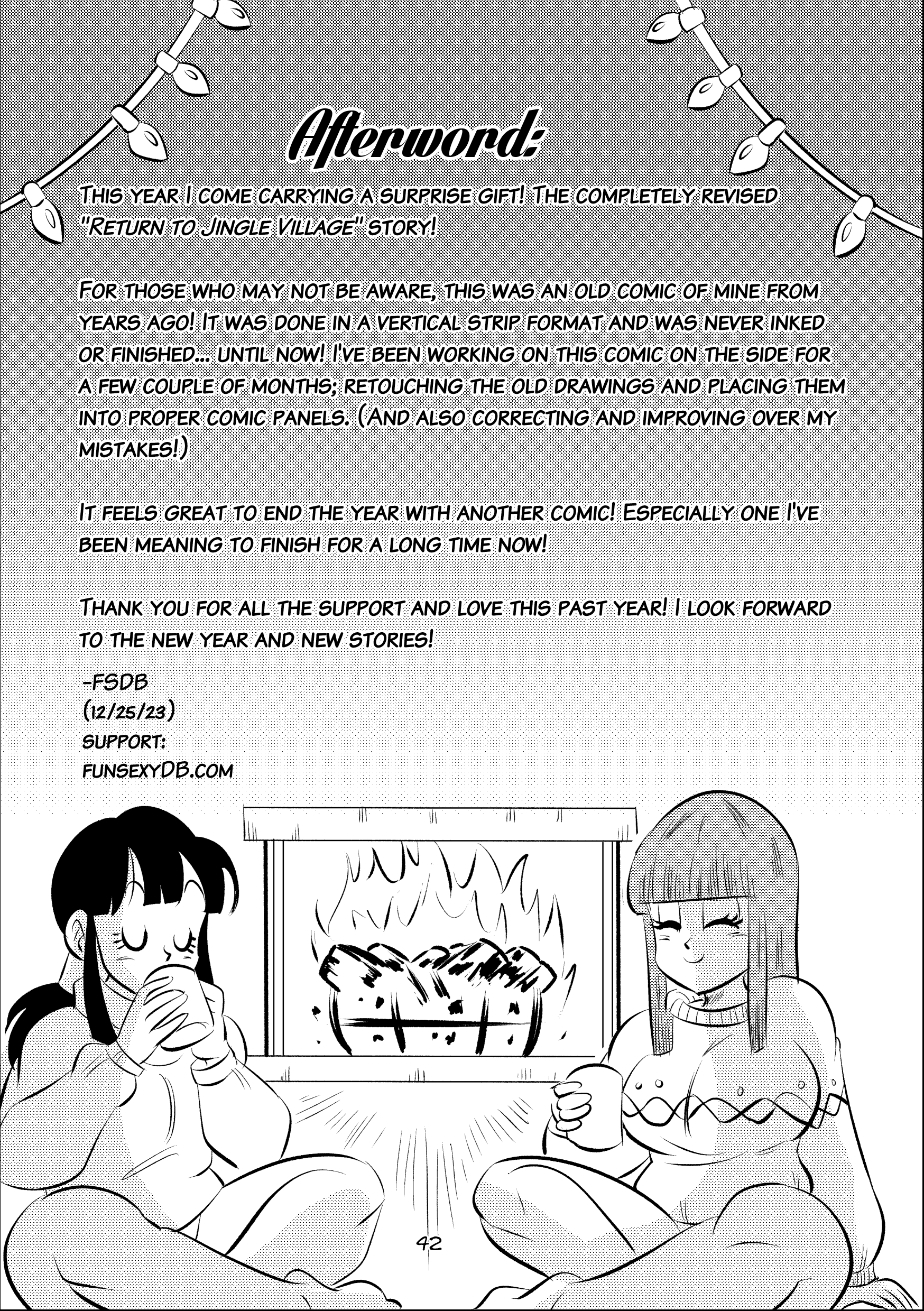 Return to Jingle Village (Dragon Ball) [FunsexyDB] - Chapter 1 — Page 42