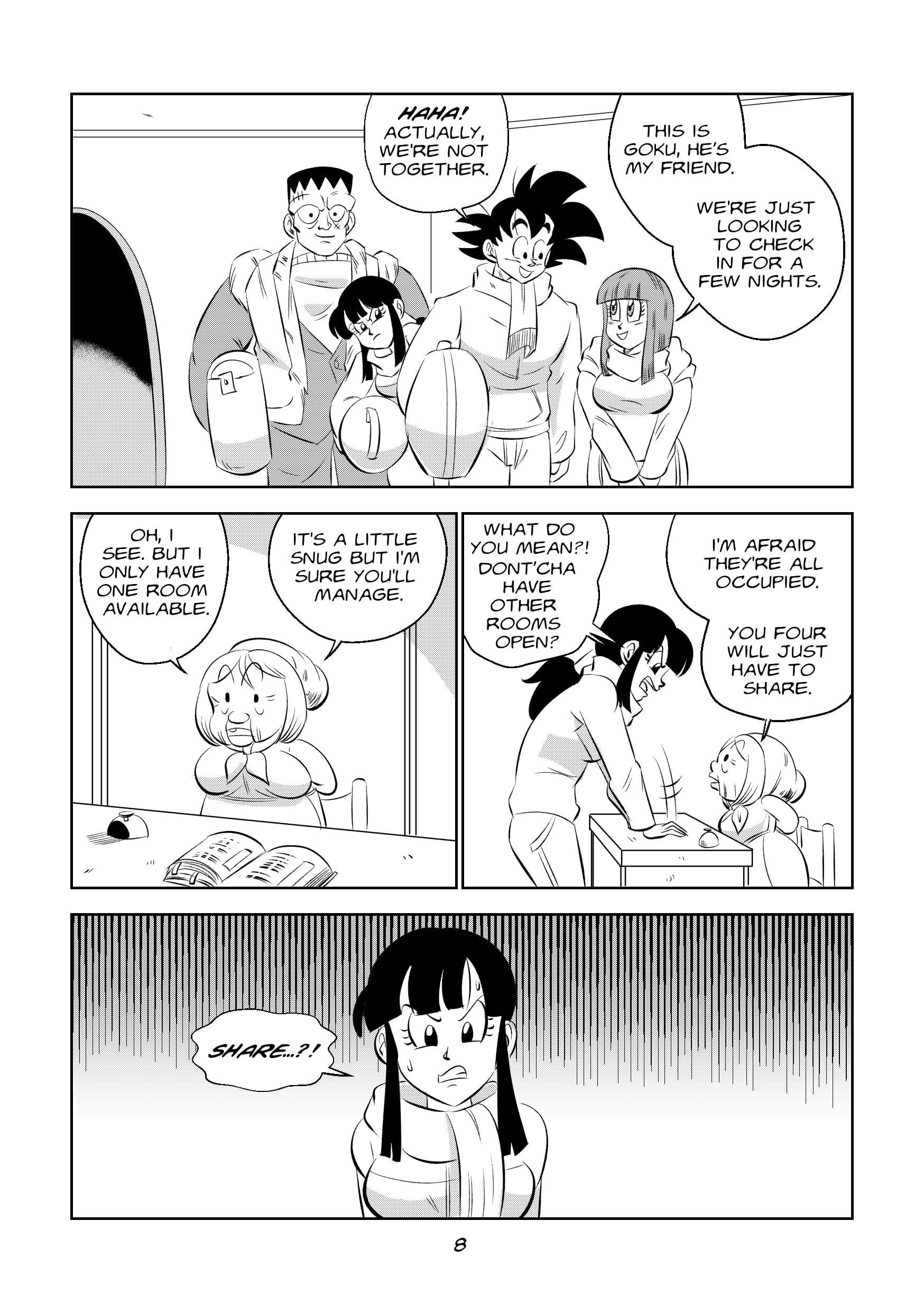 Return to Jingle Village (Dragon Ball) [FunsexyDB] - Chapter 1 — Page 8