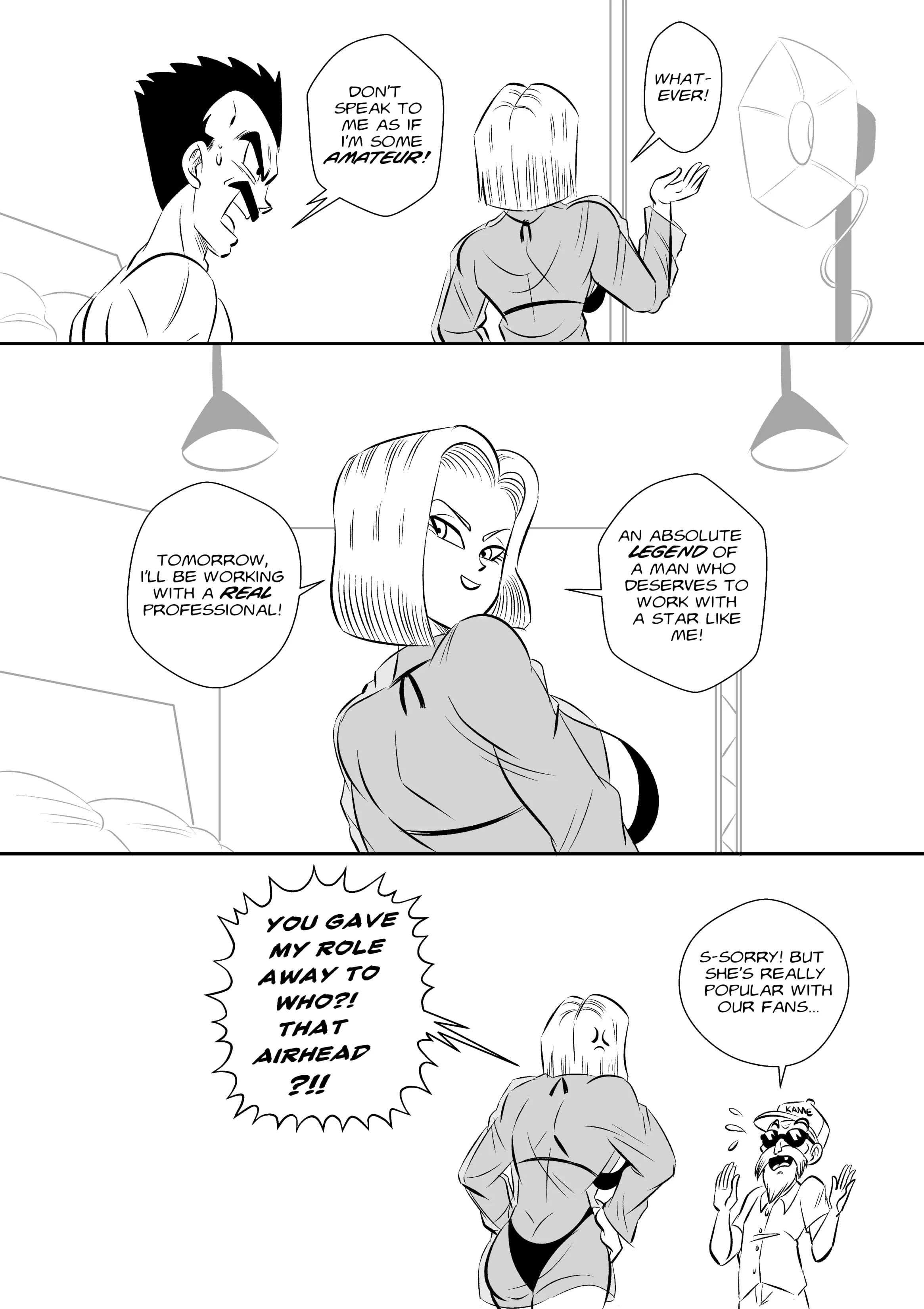 On Set (Dragon Ball Z) [FunsexyDB] - Chapter 1 — Page 11