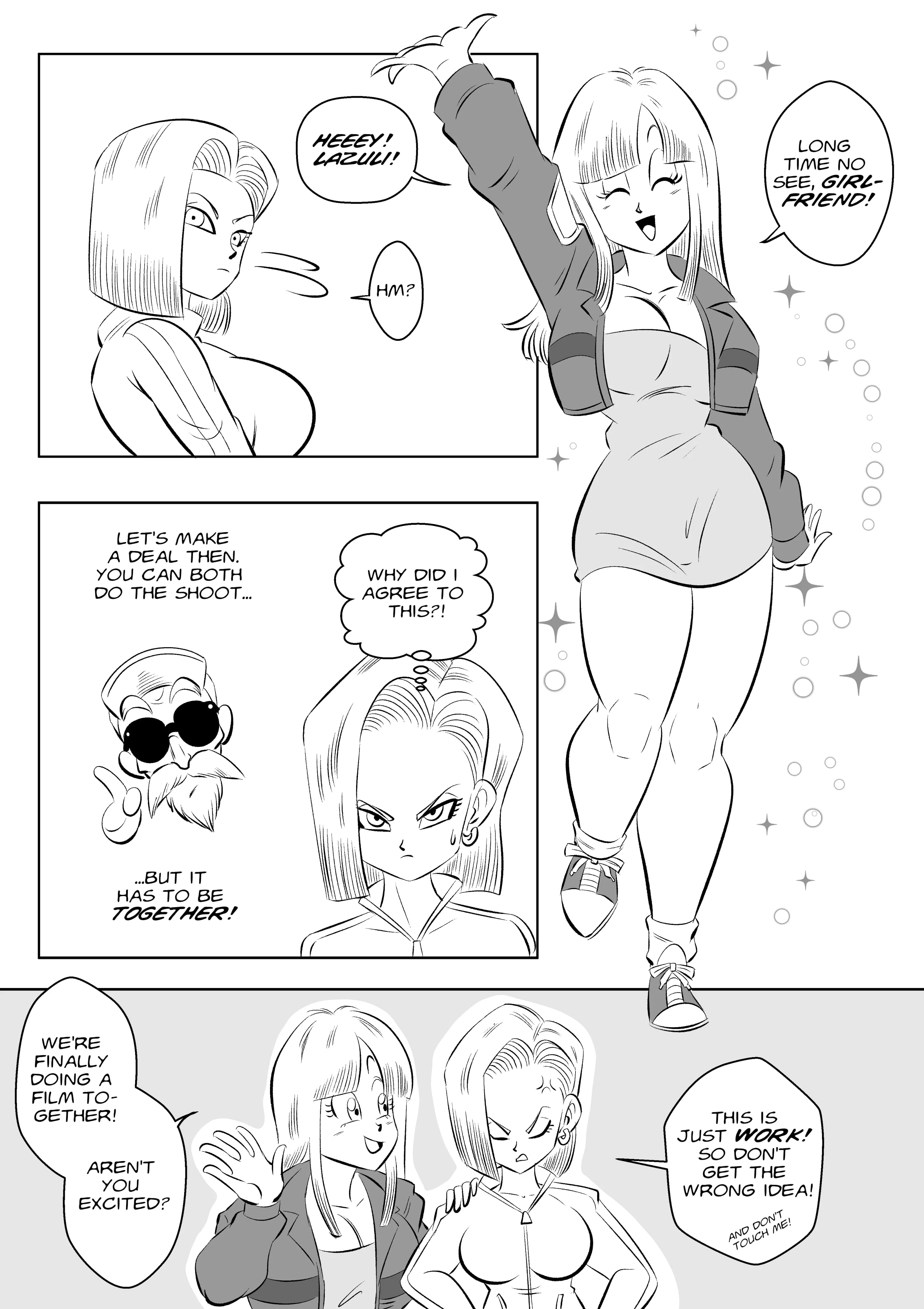 On Set (Dragon Ball Z) [FunsexyDB] - Chapter 1 — Page 21
