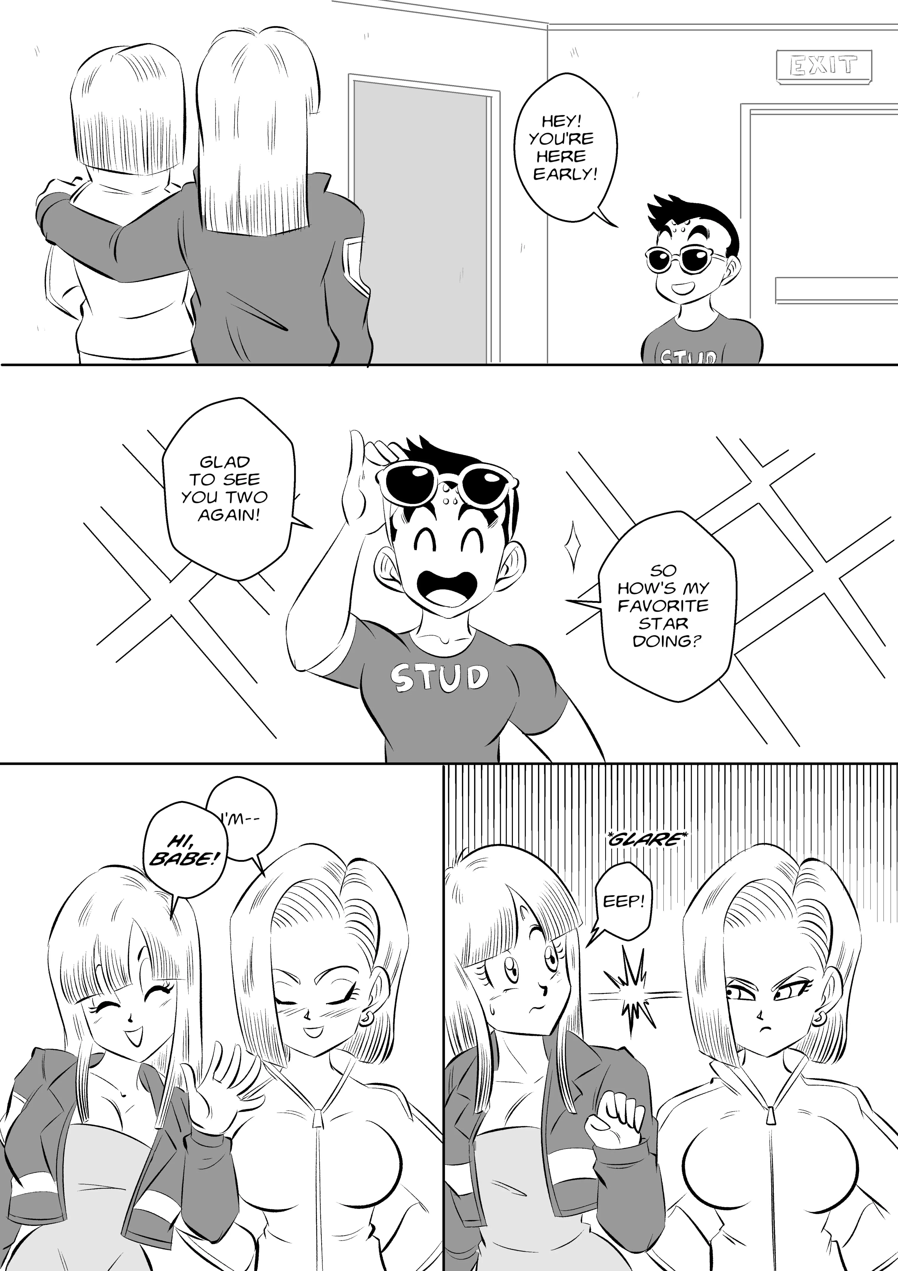 On Set (Dragon Ball Z) [FunsexyDB] - Chapter 1 — Page 22