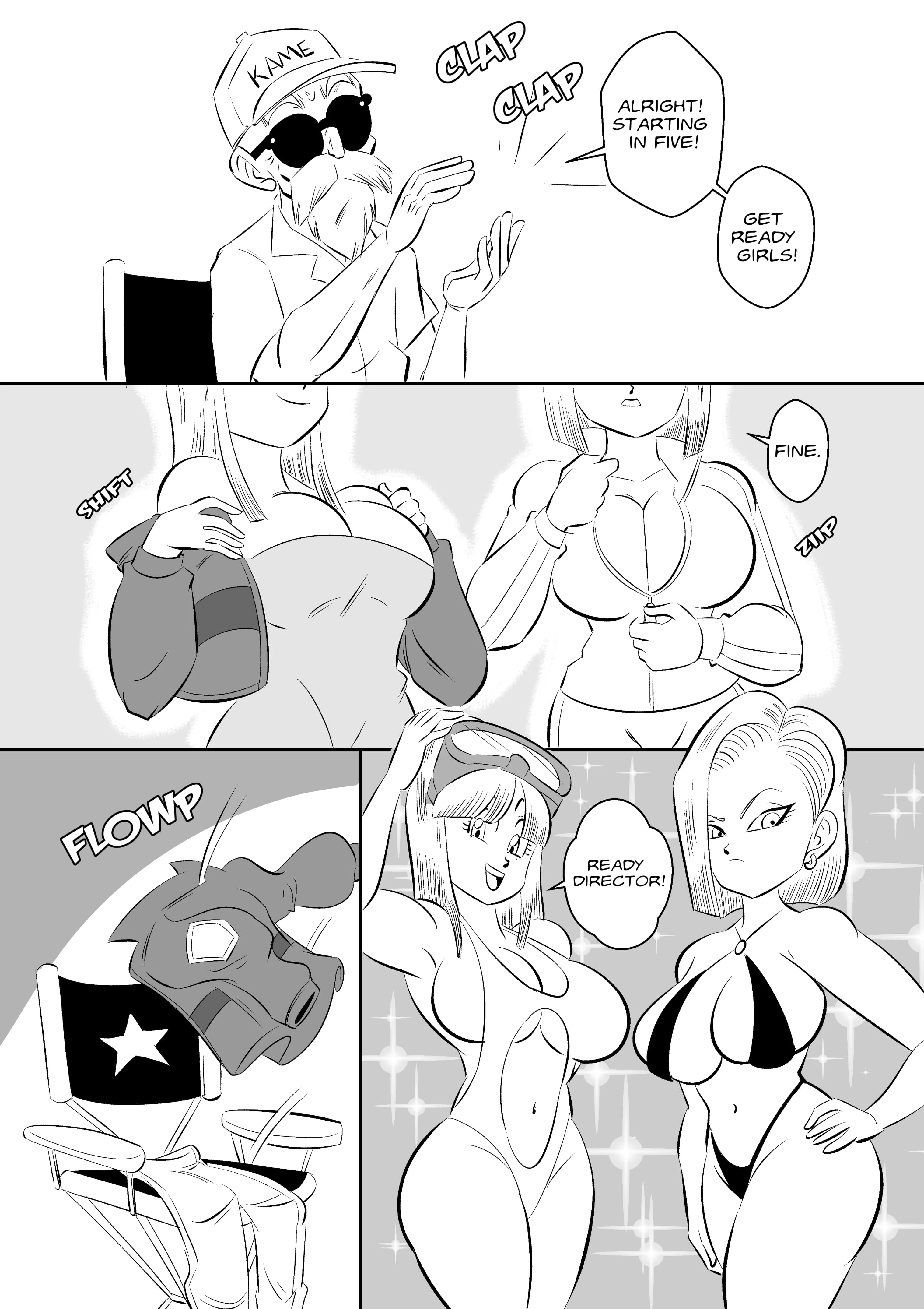 On Set (Dragon Ball Z) [FunsexyDB] - Chapter 1 — Page 23