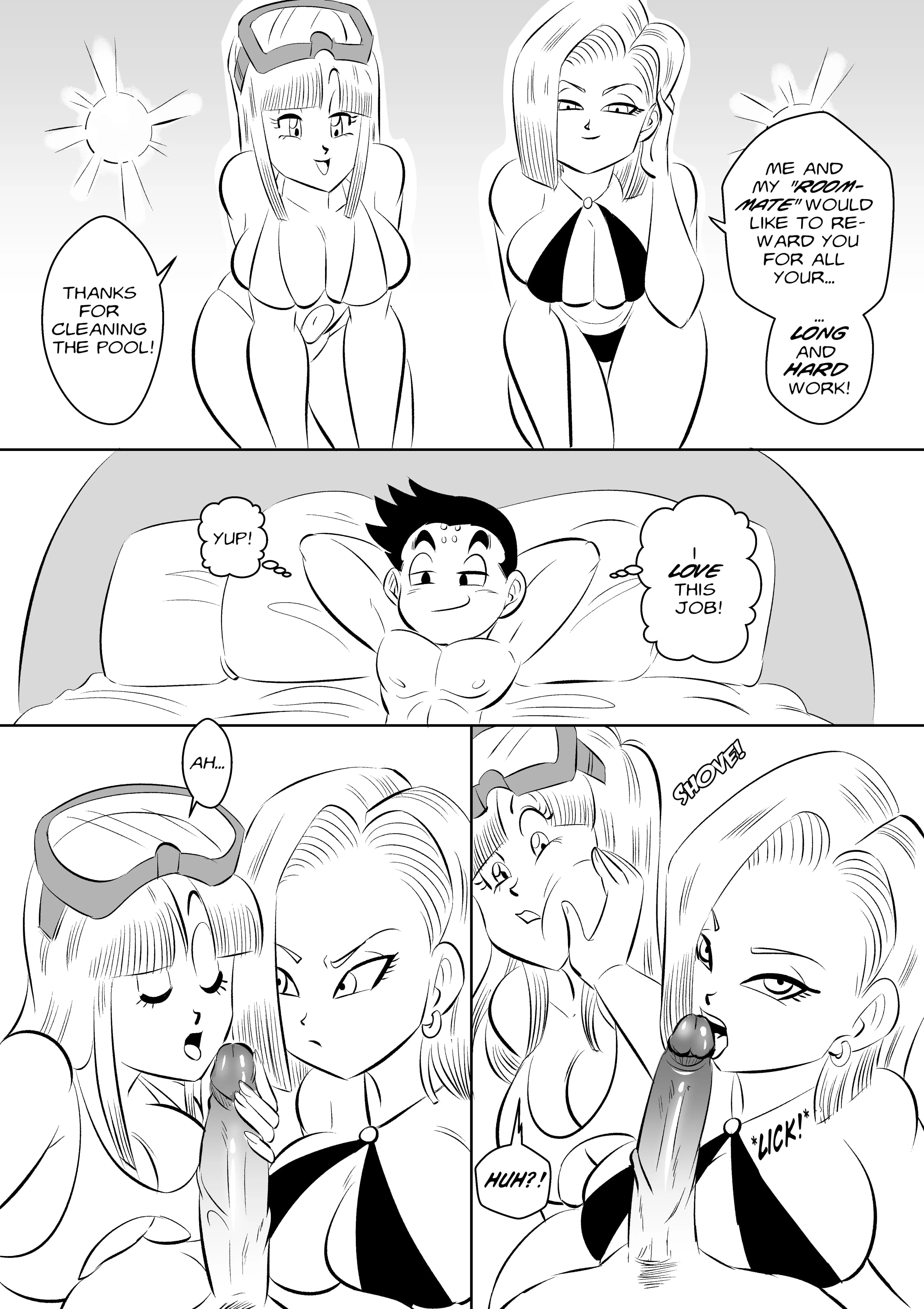 On Set (Dragon Ball Z) [FunsexyDB] - Chapter 1 — Page 24