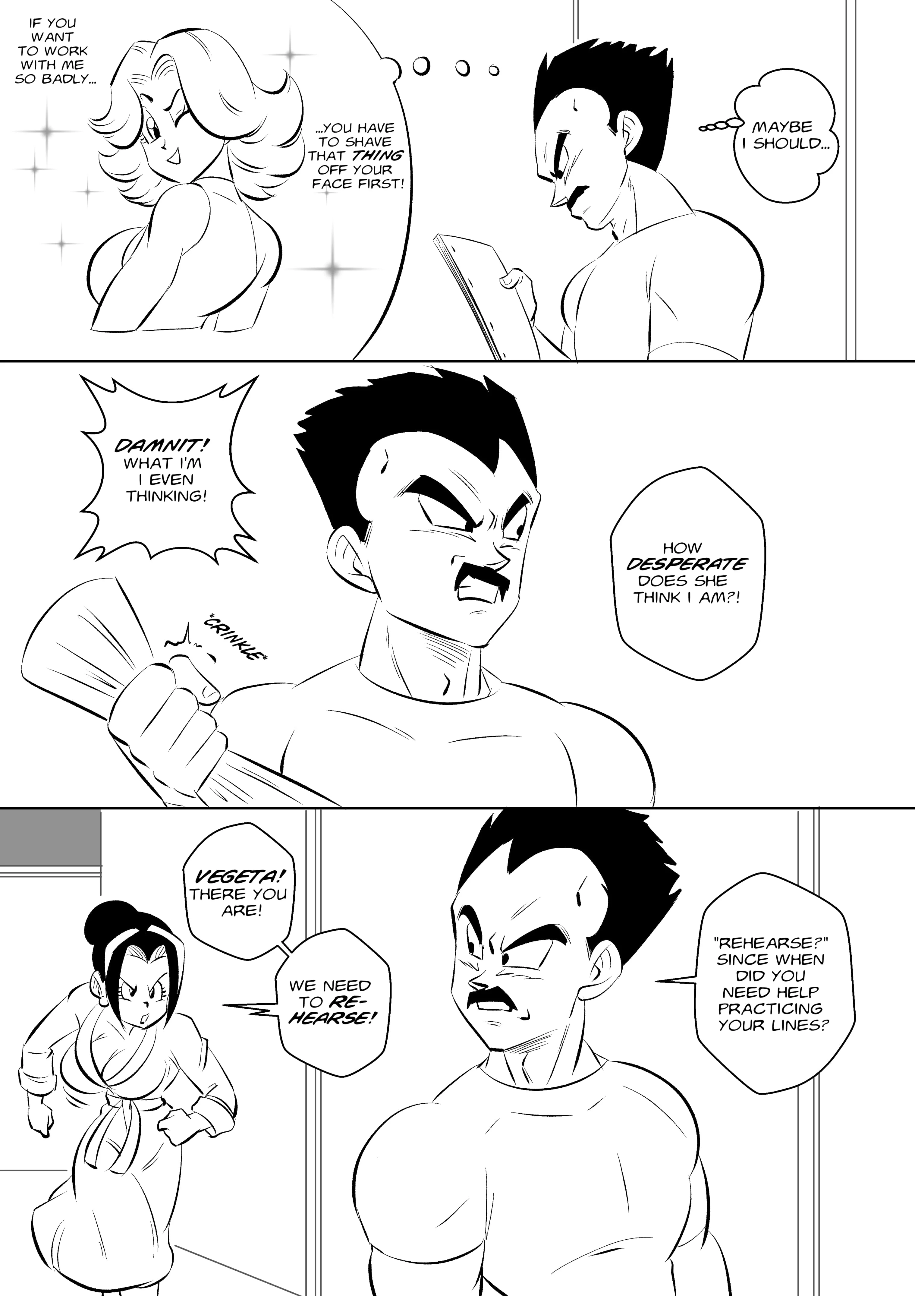 On Set (Dragon Ball Z) [FunsexyDB] - Chapter 1 — Page 28
