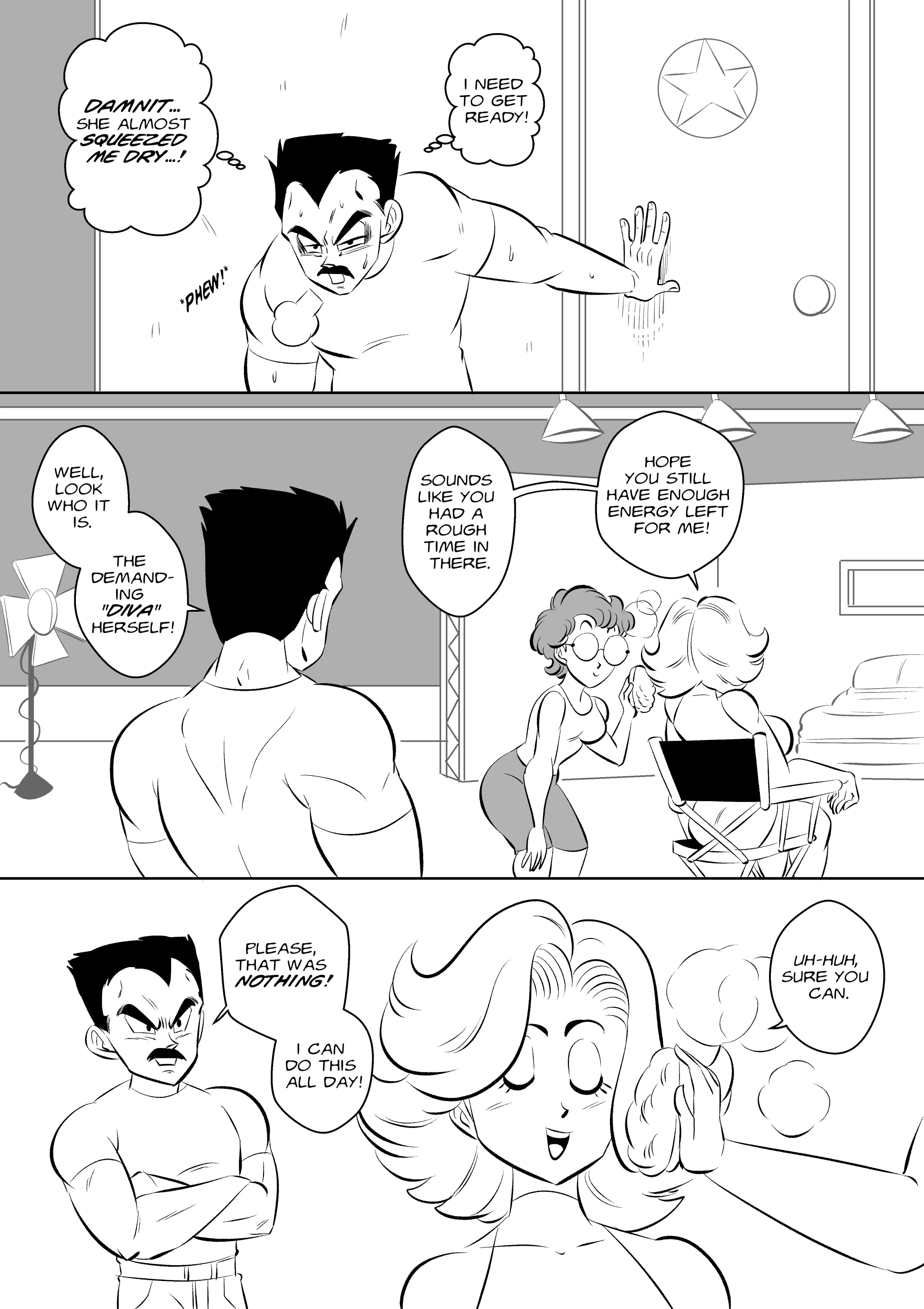 On Set (Dragon Ball Z) [FunsexyDB] - Chapter 1 — Page 30