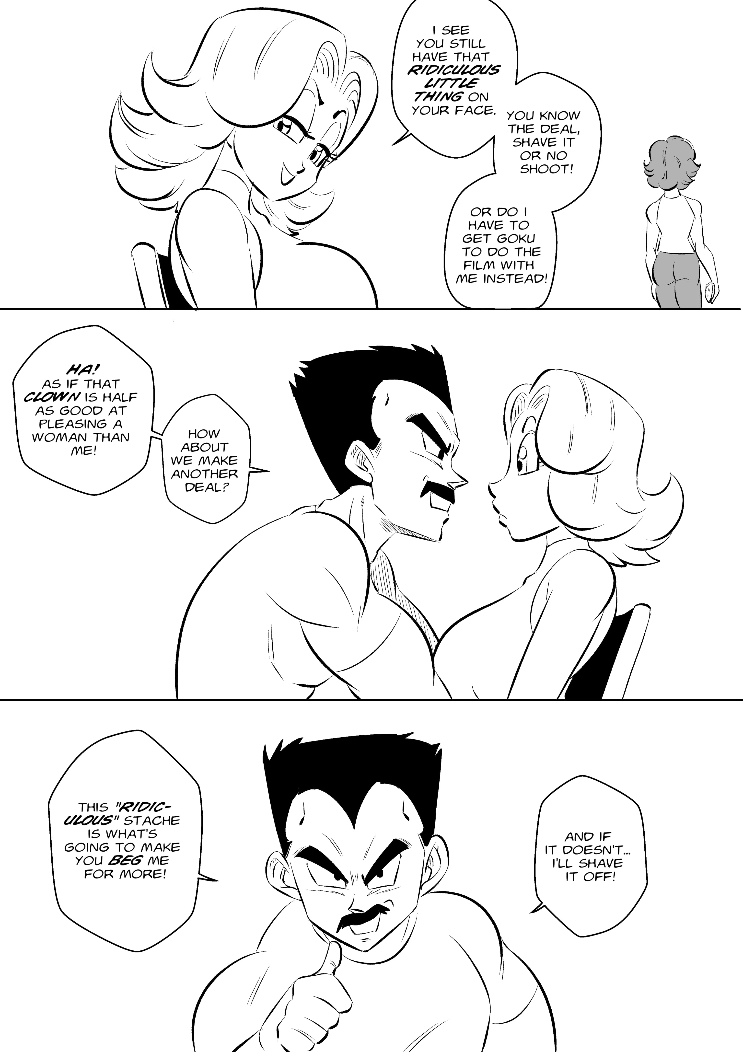 On Set (Dragon Ball Z) [FunsexyDB] - Chapter 1 — Page 31