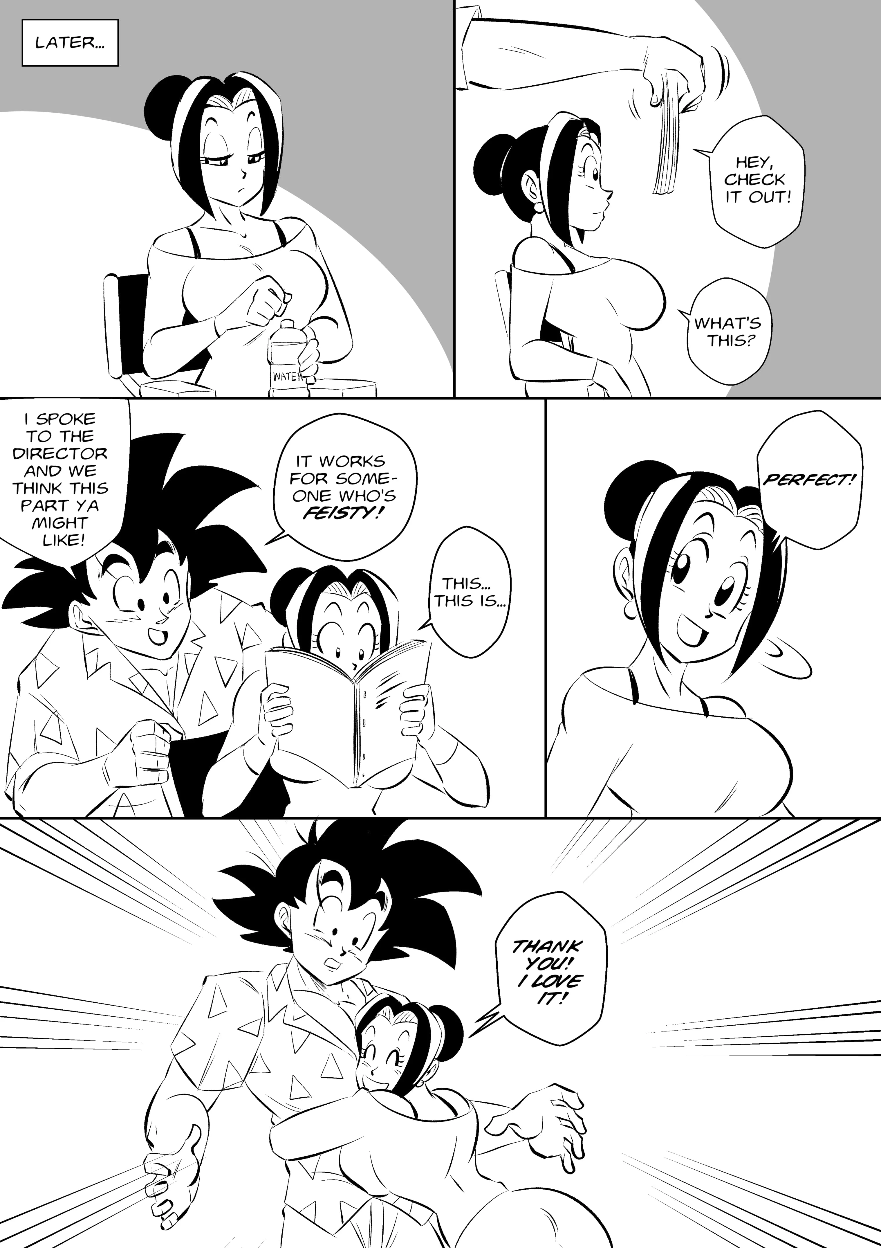 On Set (Dragon Ball Z) [FunsexyDB] - Chapter 1 — Page 35